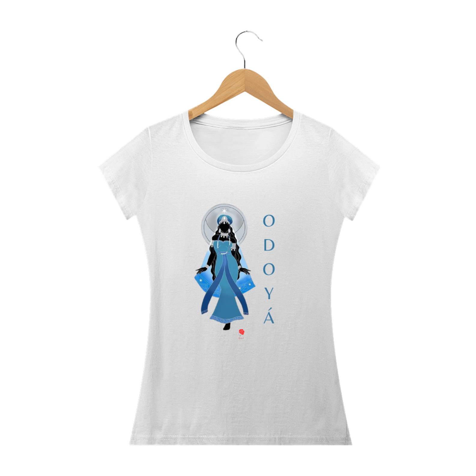 Nome do produto: Camiseta Baby Look Iemanjá - Odoyá