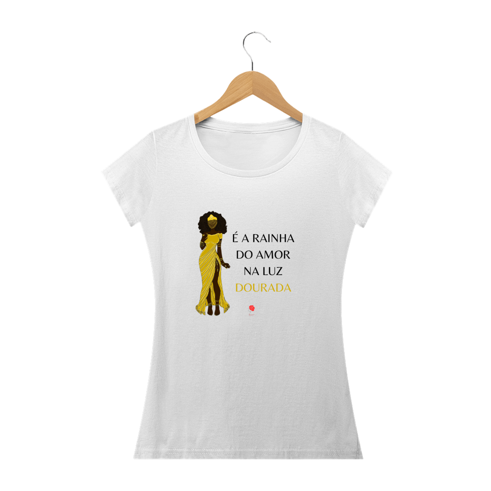 Nome do produto: Camiseta Baby Look Oxum - Rainha