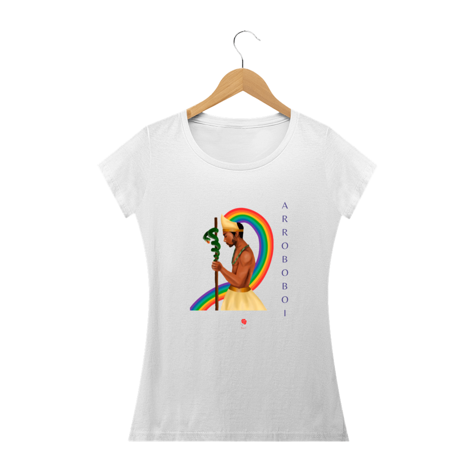 Nome do produto: Camiseta Baby Look Oxumaré