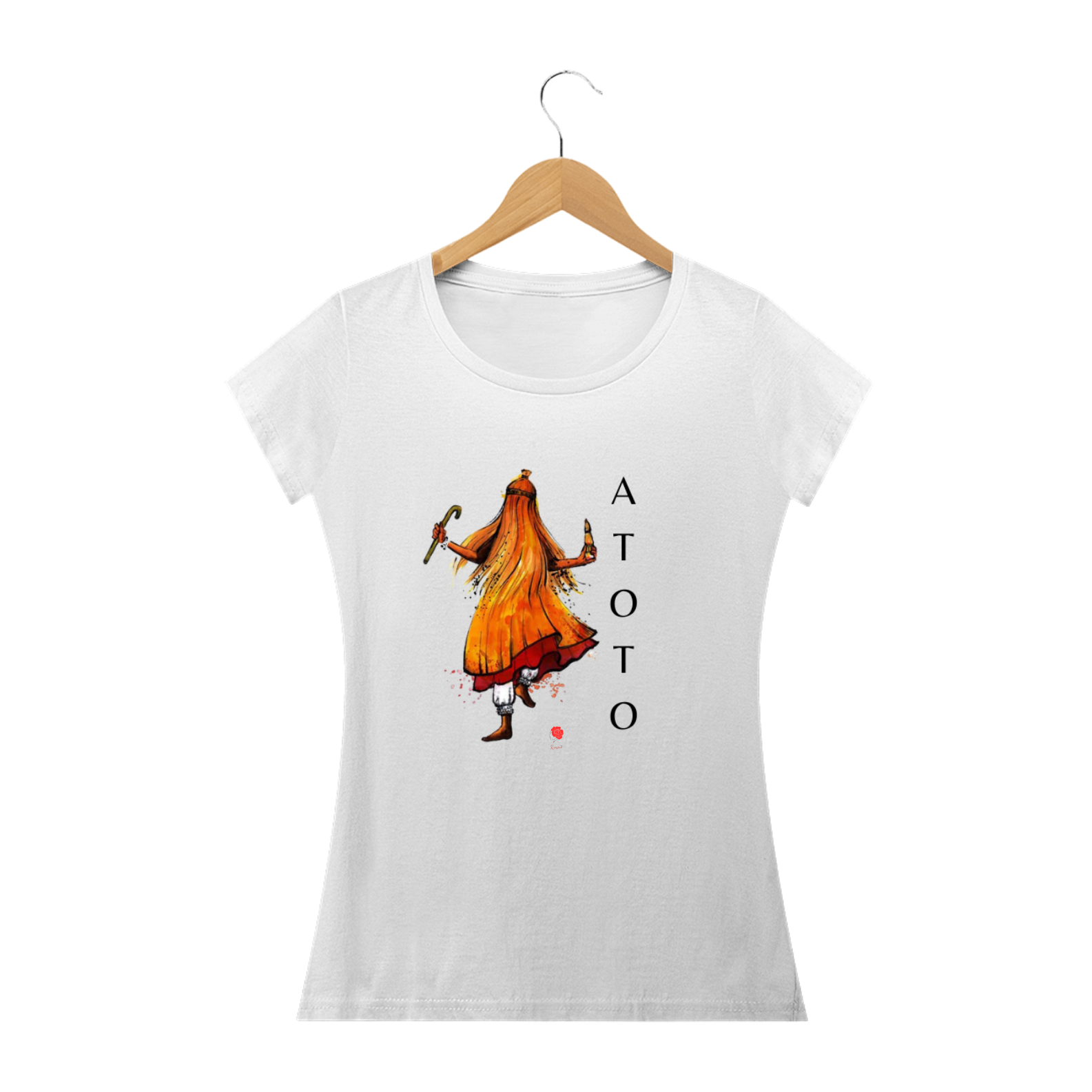 Nome do produto: Camiseta Baby Look Omolu