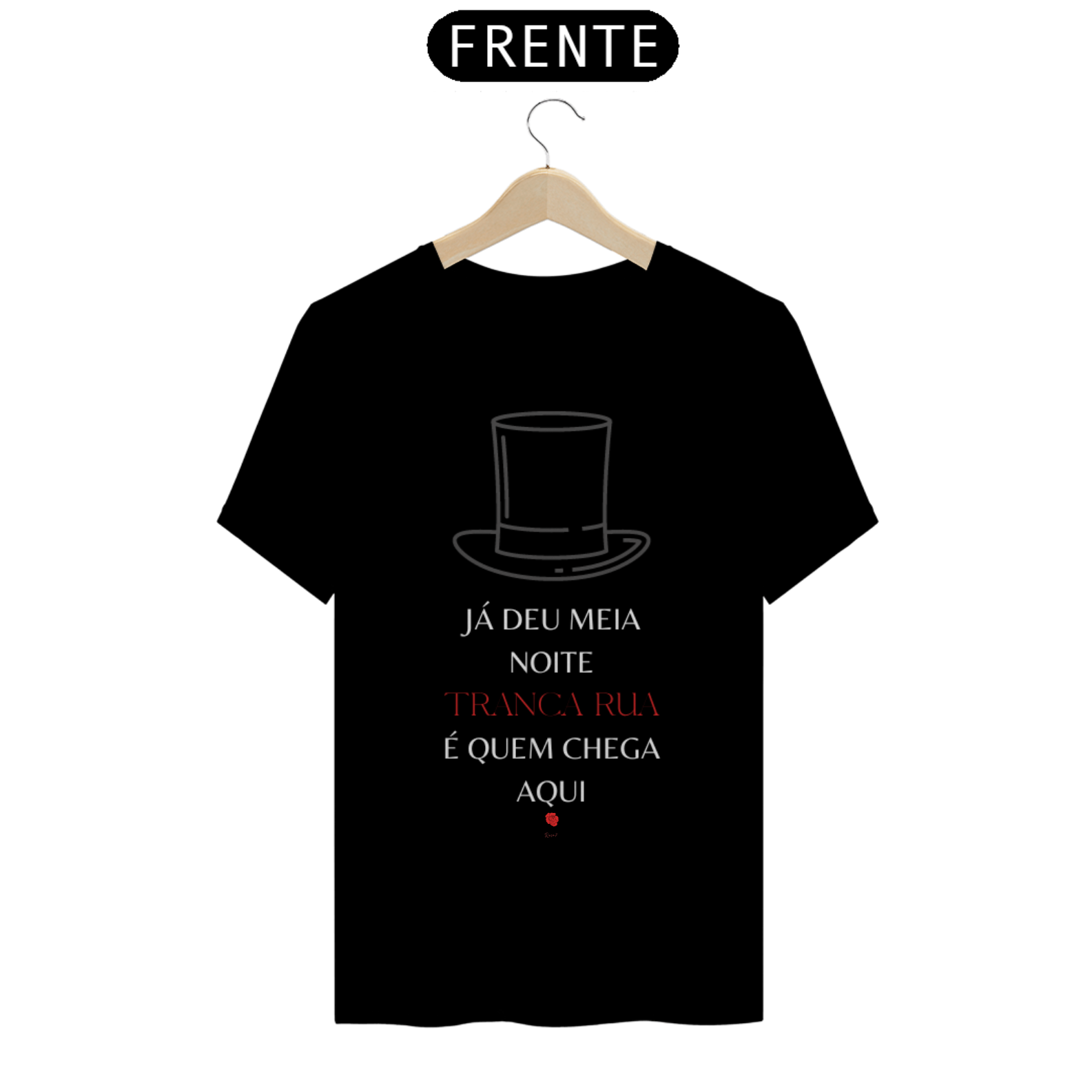 Nome do produto: Camiseta Tranca Ruas - Meia-noite