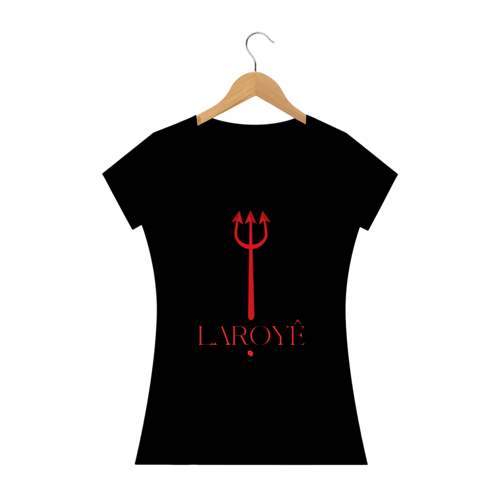 Nome do produto: Camiseta Baby-look Laroyê Feminina