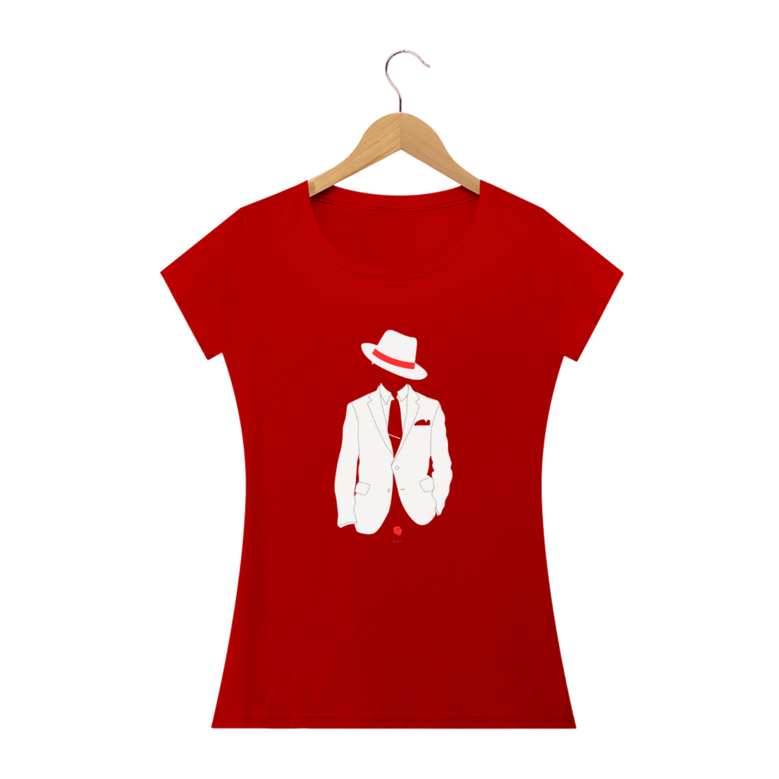 Nome do produto: Camiseta Baby Look - Terno de Zé Pilintra