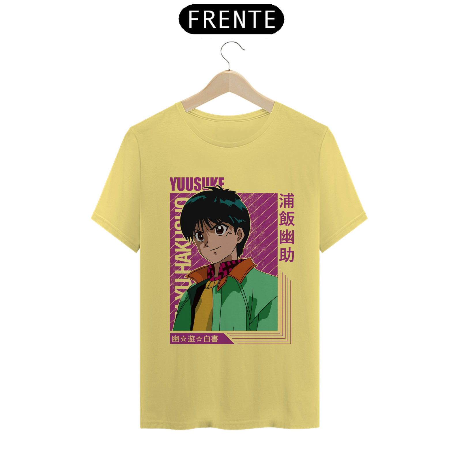 Nome do produto: Camiseta Estonada Masculina (Yusuke Urameshi)