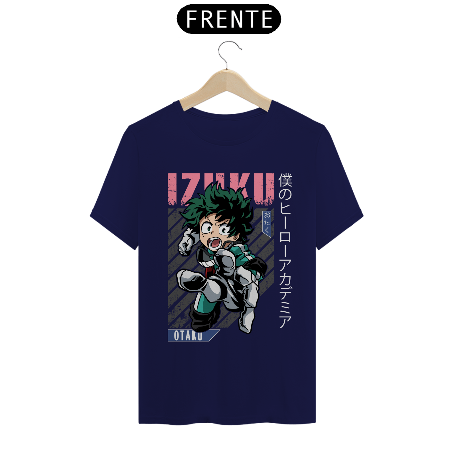 Nome do produto: Camiseta Masculina do Izuku Midoriya