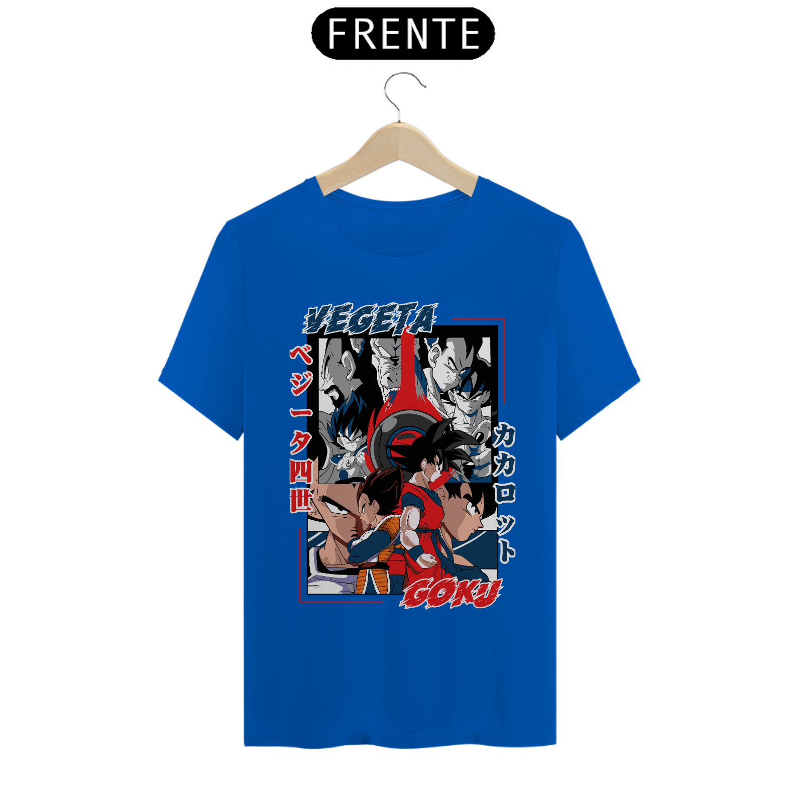 Nome do produto: Camiseta Quality Masculina (Goku e Vegeta)