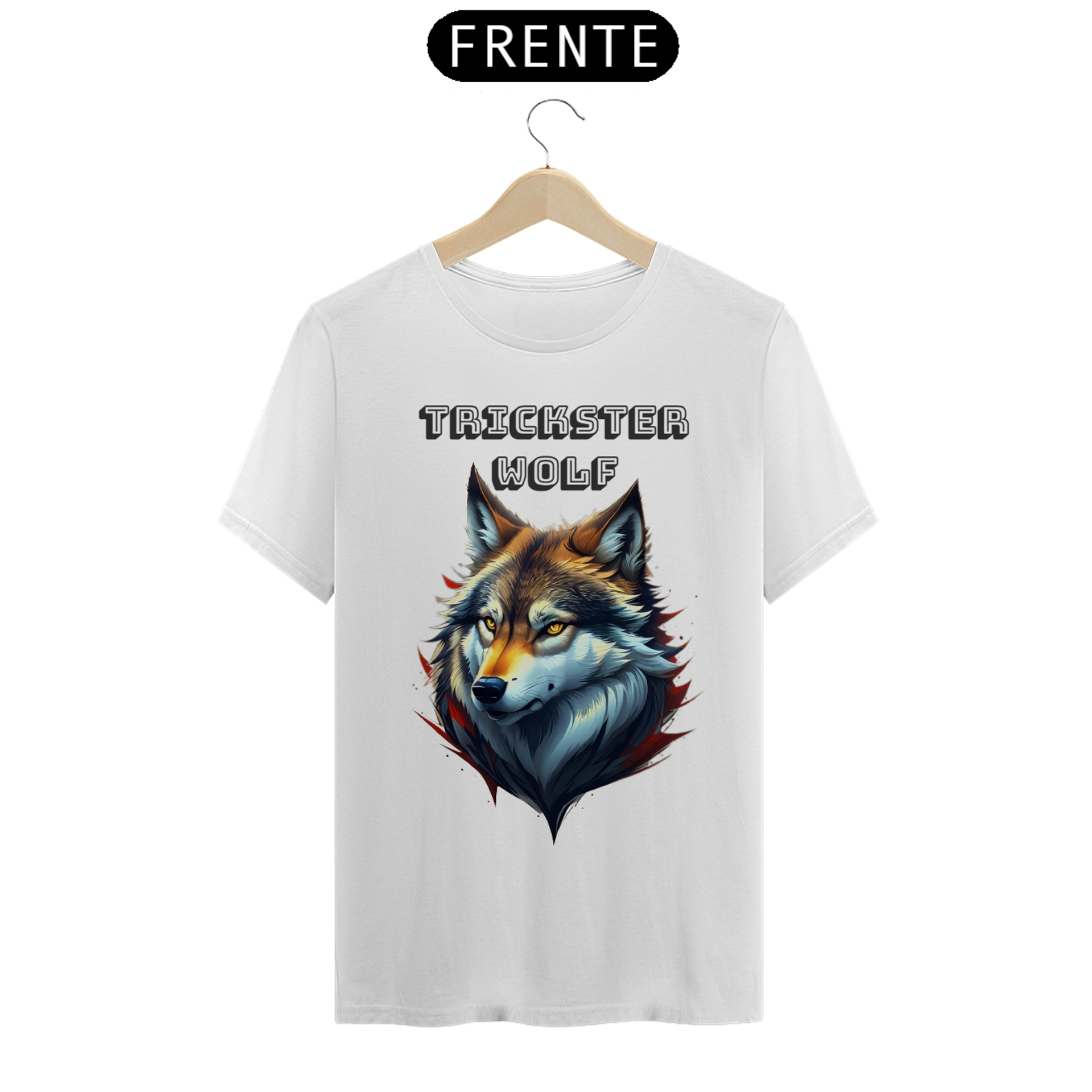 Nome do produto: Camiseta Masculina do Trickster Wolf