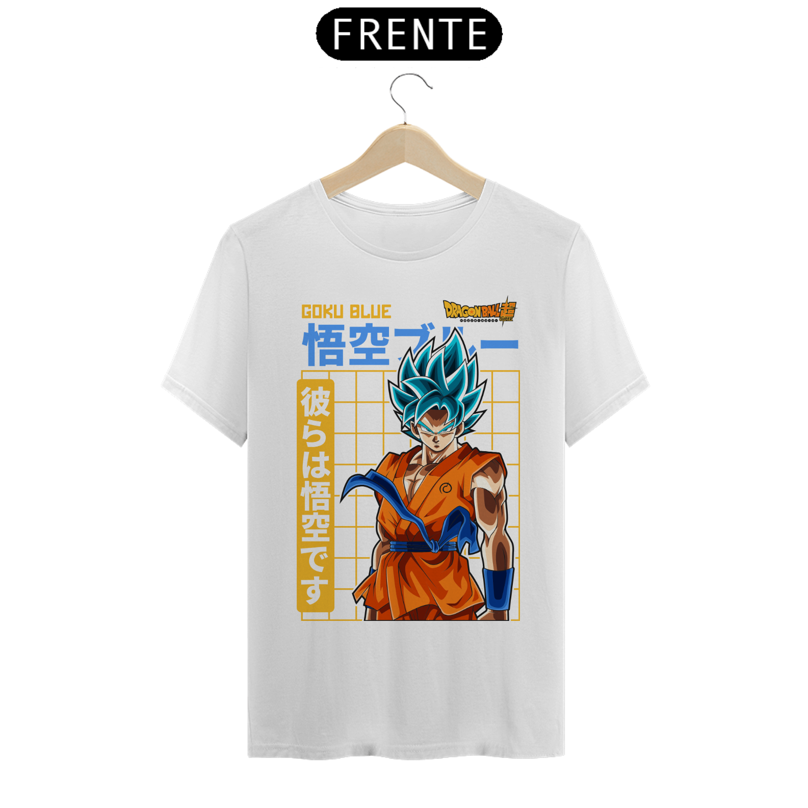 Nome do produto: Camiseta Masculina Goku Blue