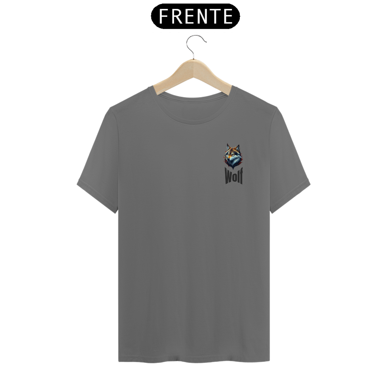 Nome do produto: Camiseta Estonada Masculina (Wolf)