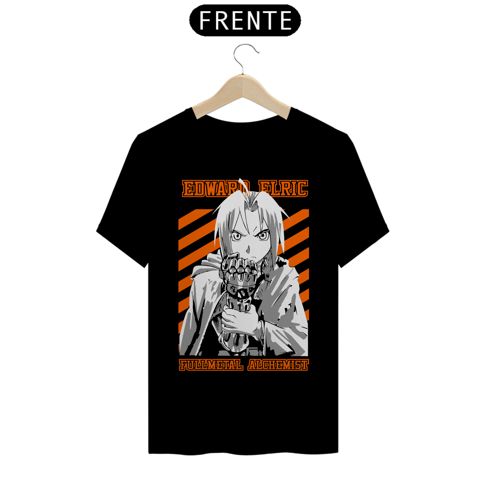 Nome do produto: Camiseta Masculina Edward Elric