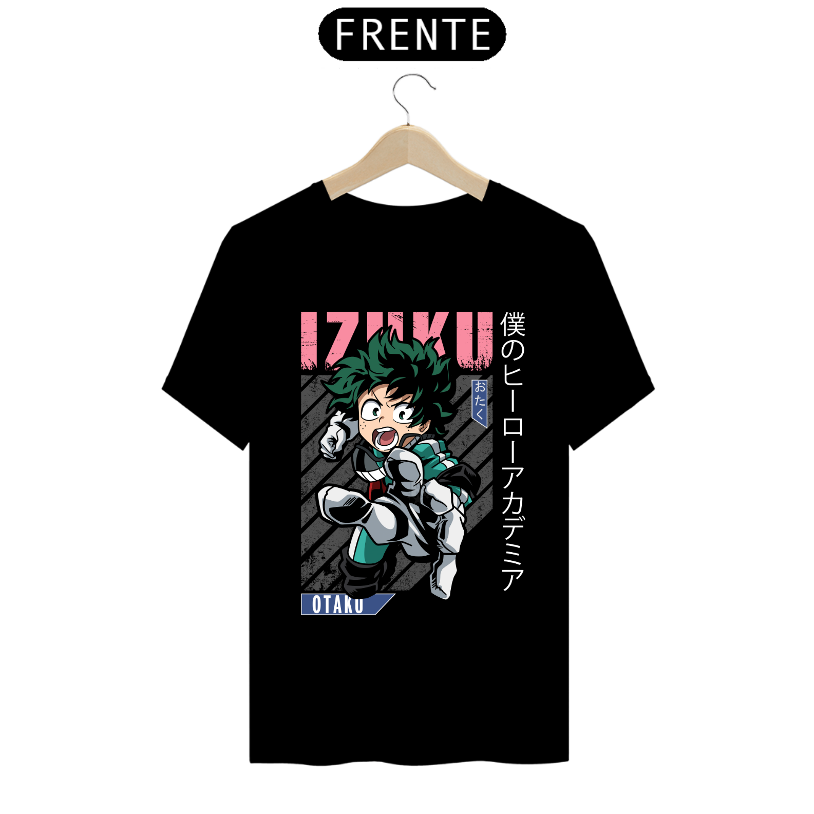 Nome do produto: Camiseta Prime Masculina (Izuku Midoriya)