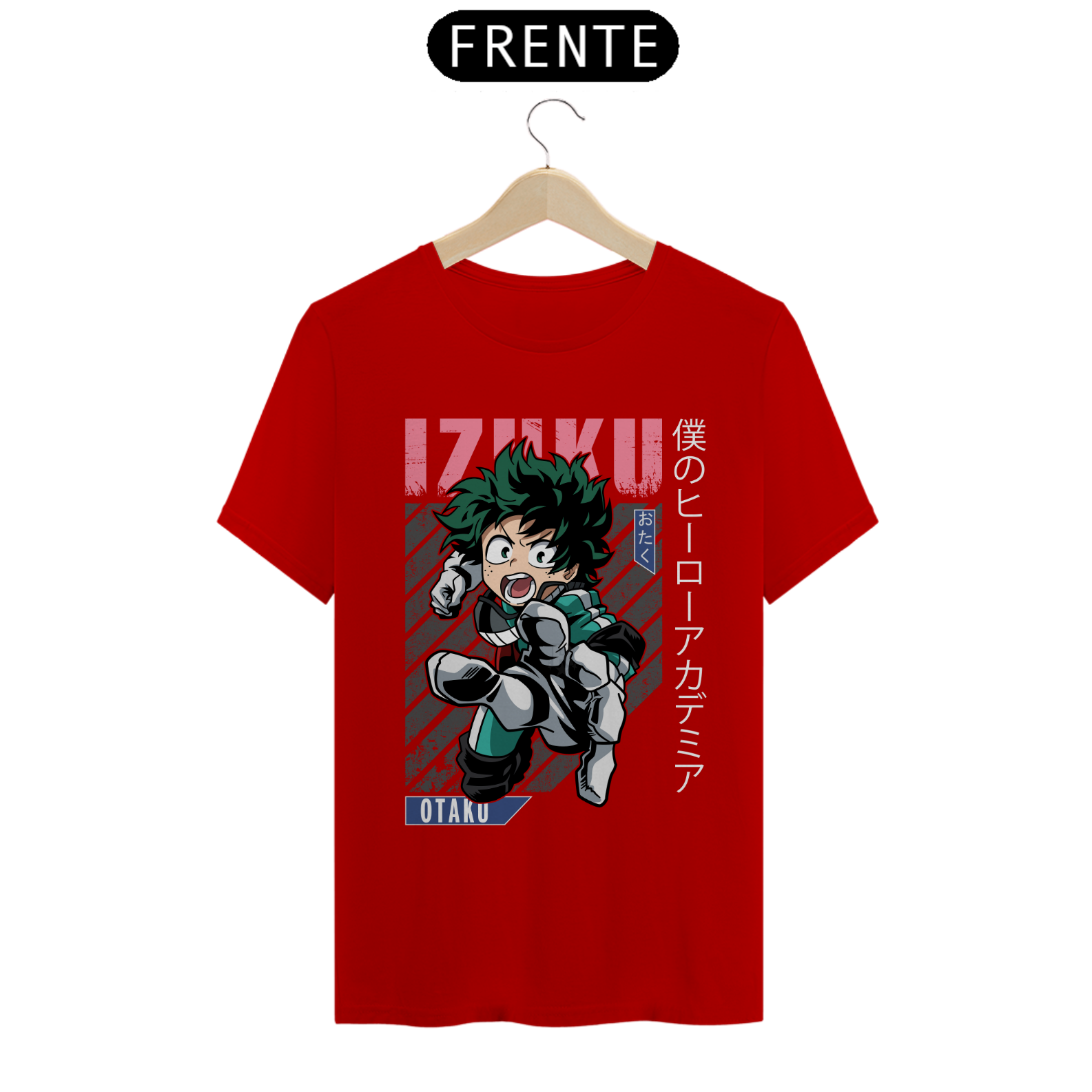 Nome do produto: Camiseta Quality Masculina (Izuku Midoriya)