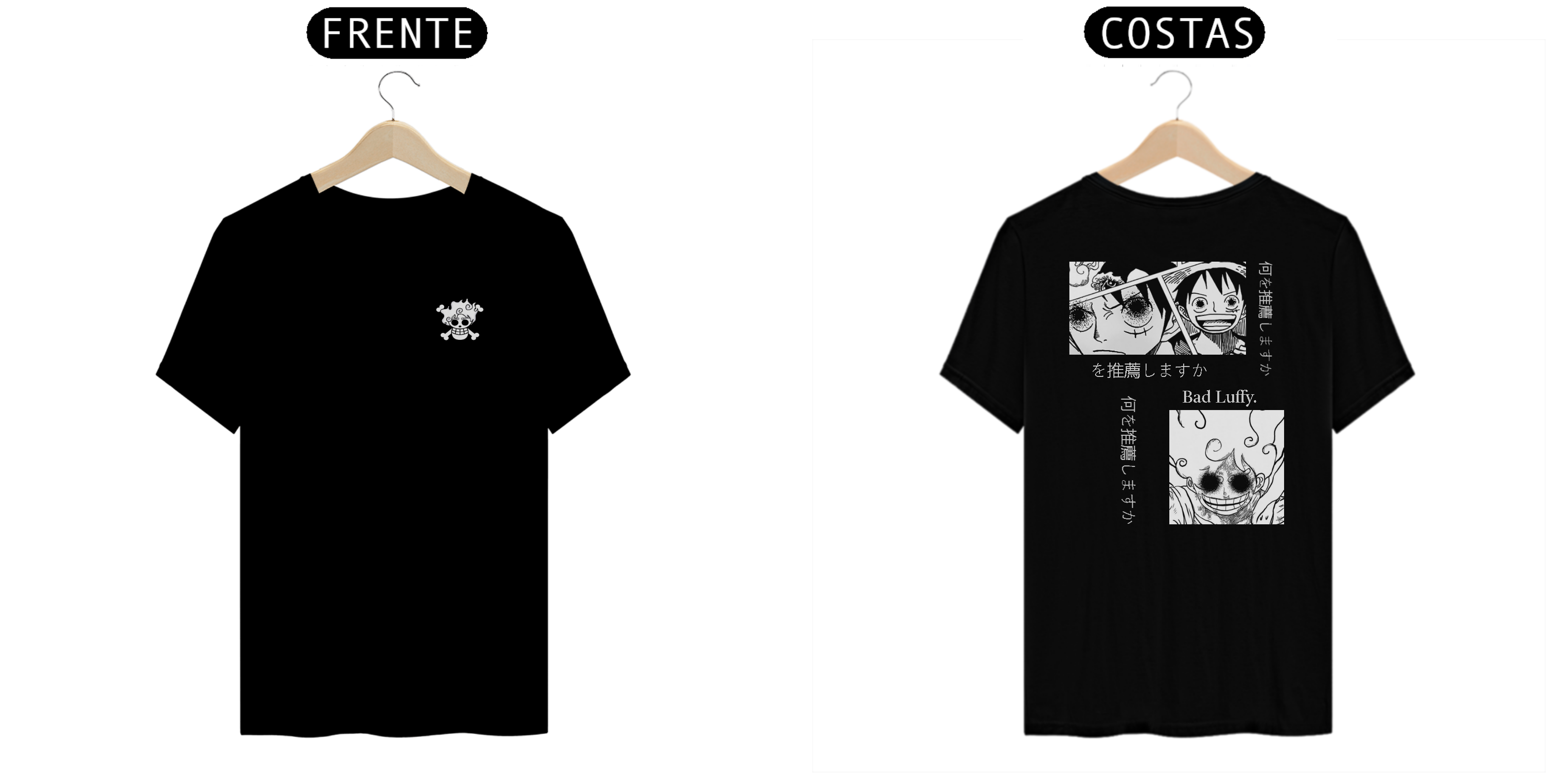 Nome do produto: Camiseta Premium Luffy (One Piece)