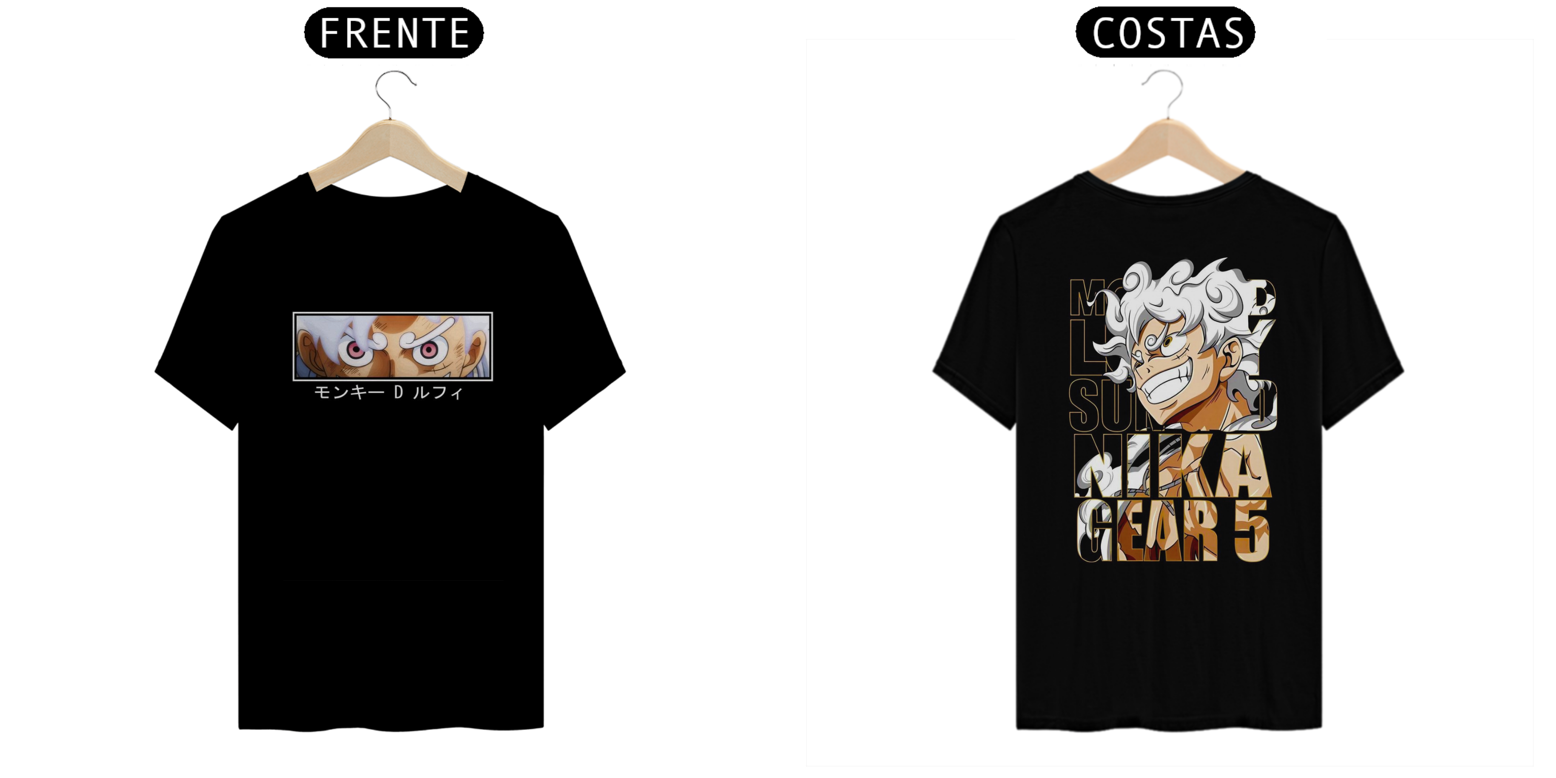 Nome do produto: Camiseta Premium Luffy Gear 5