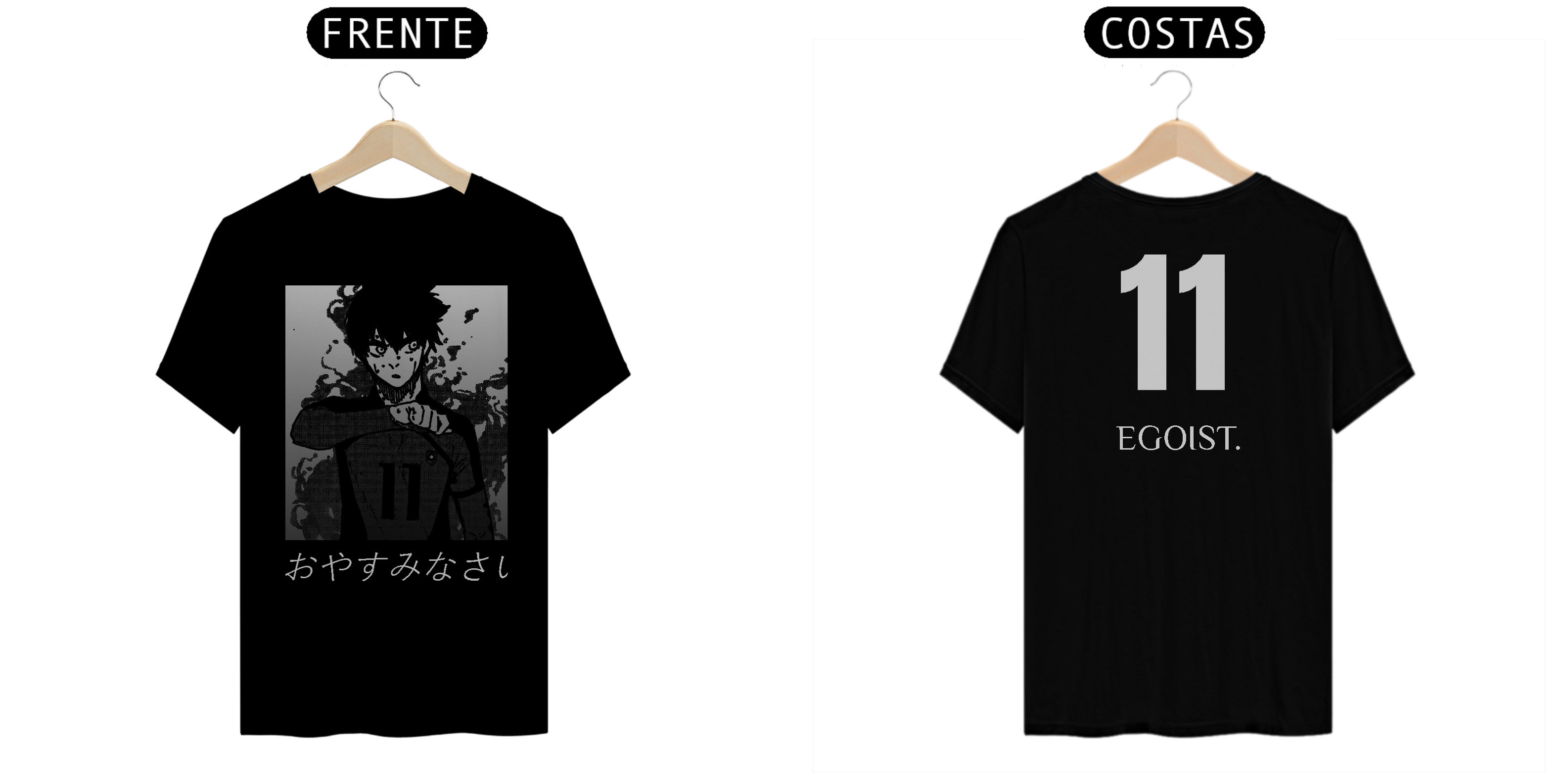 Nome do produto: Camiseta Premium Egoista Isagi (Blue Lock)