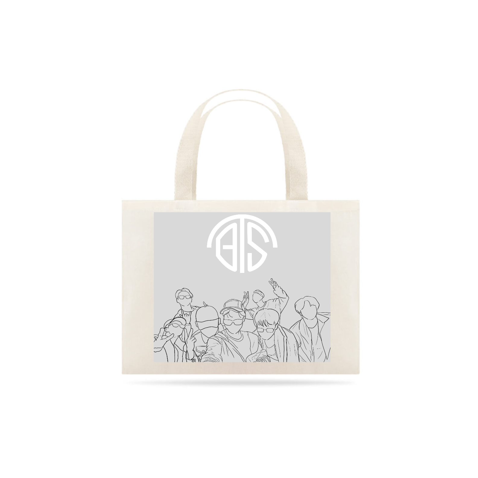 Nome do produto: ECOBAG BTS LINEART