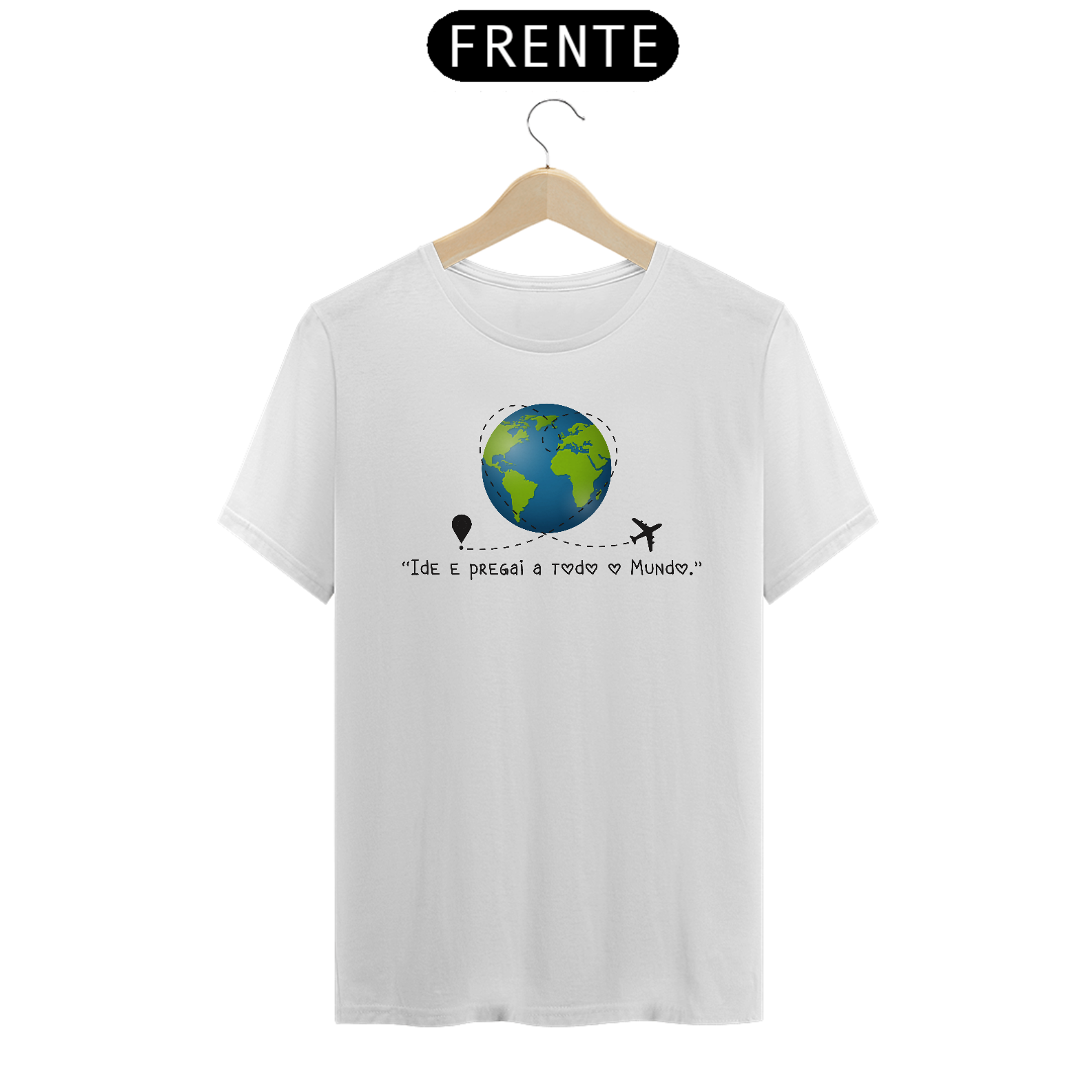 Nome do produto: Camiseta Ide e Pregai