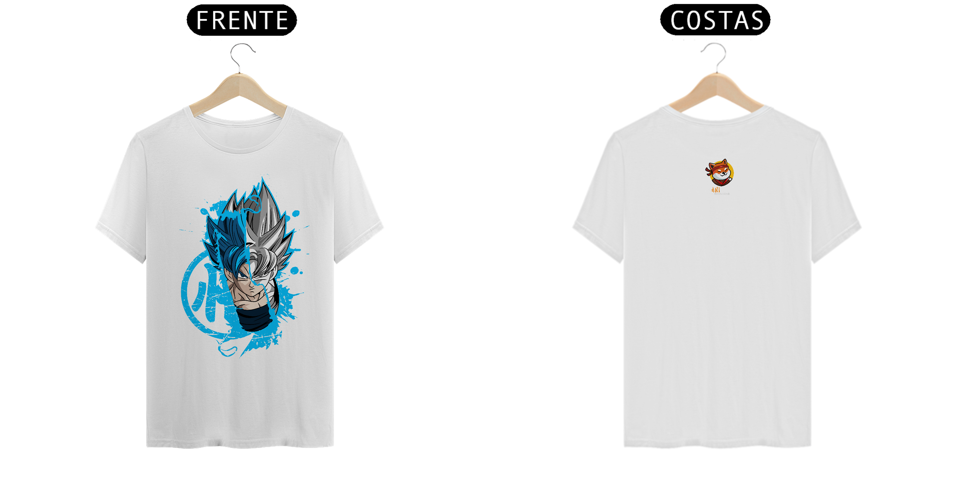 Nome do produto: Camisa Goku ssj blue