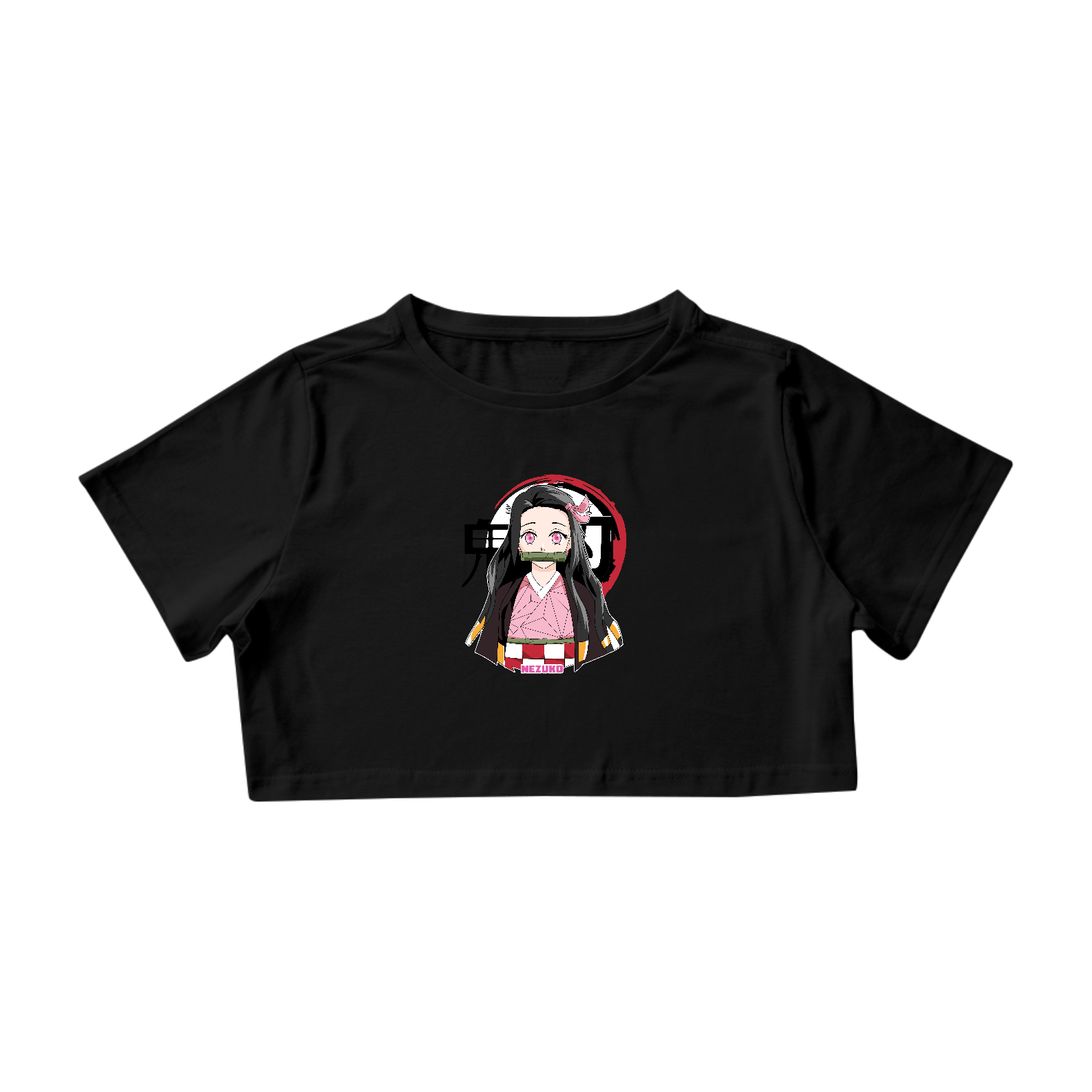 Nome do produto: Cropped Nezuko Kimetsu no yaba