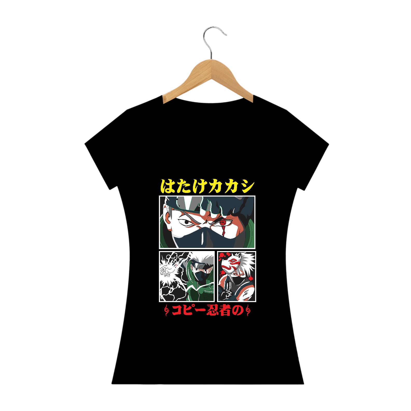Nome do produto: Camisa Feminina Kakashi