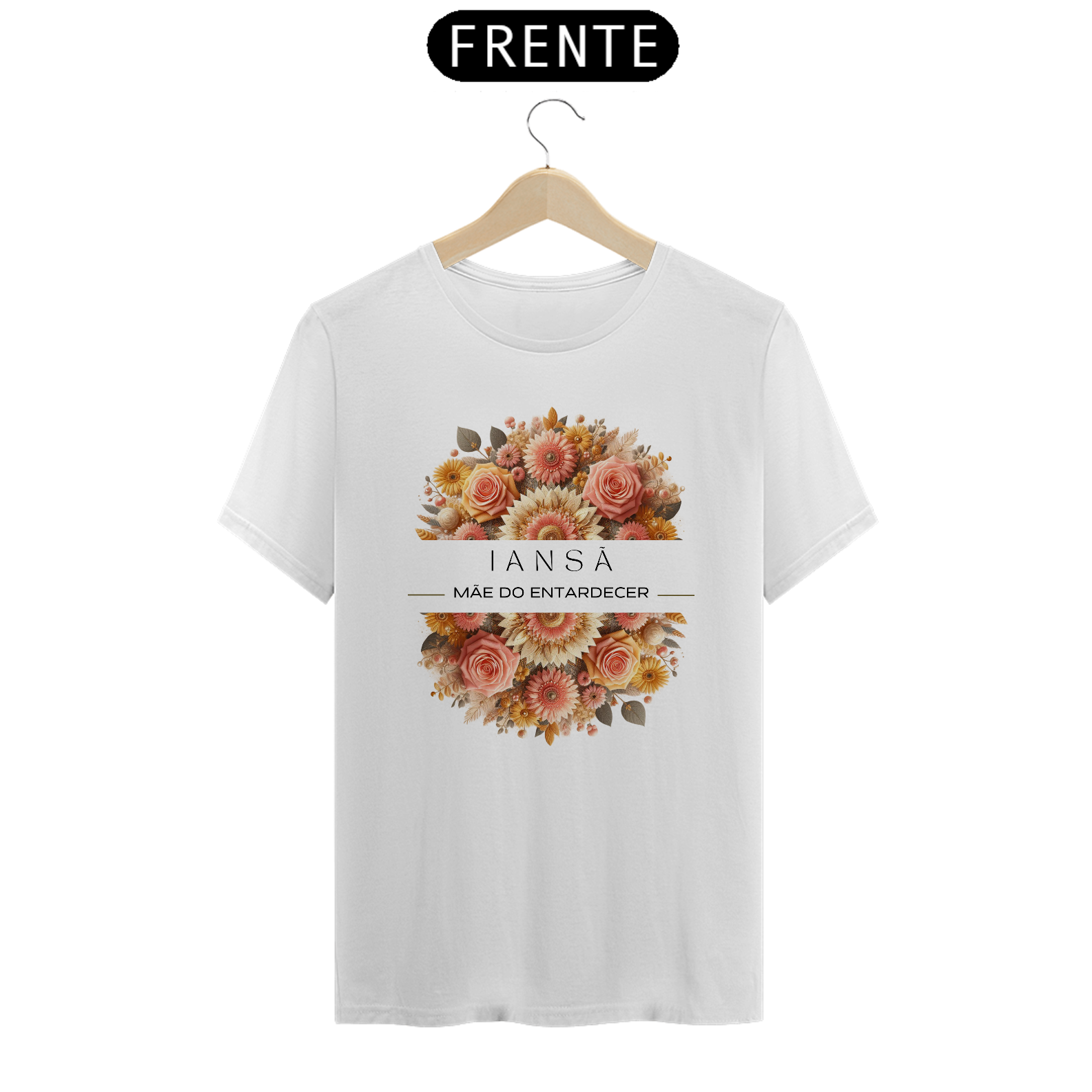 Nome do produto: TSHIRT IANSÃ - A MAE DO ENTARDECER