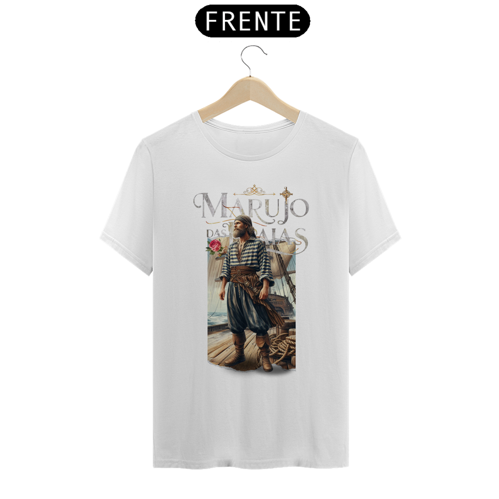 Nome do produto: THSIRT MARINHEIRO - MARUJO DAS PRAIAS
