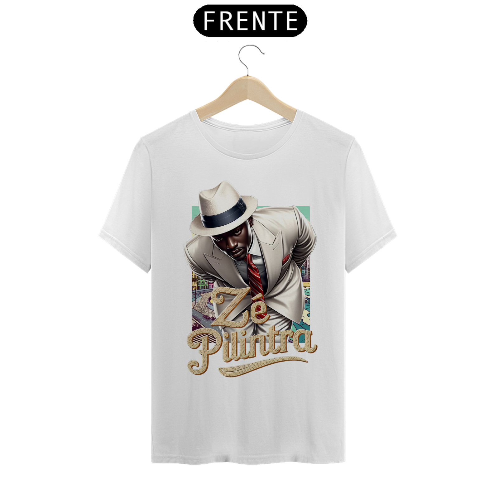 Nome do produto: TSHIRT ZÉ PILINTRA - REVERÊNCIA