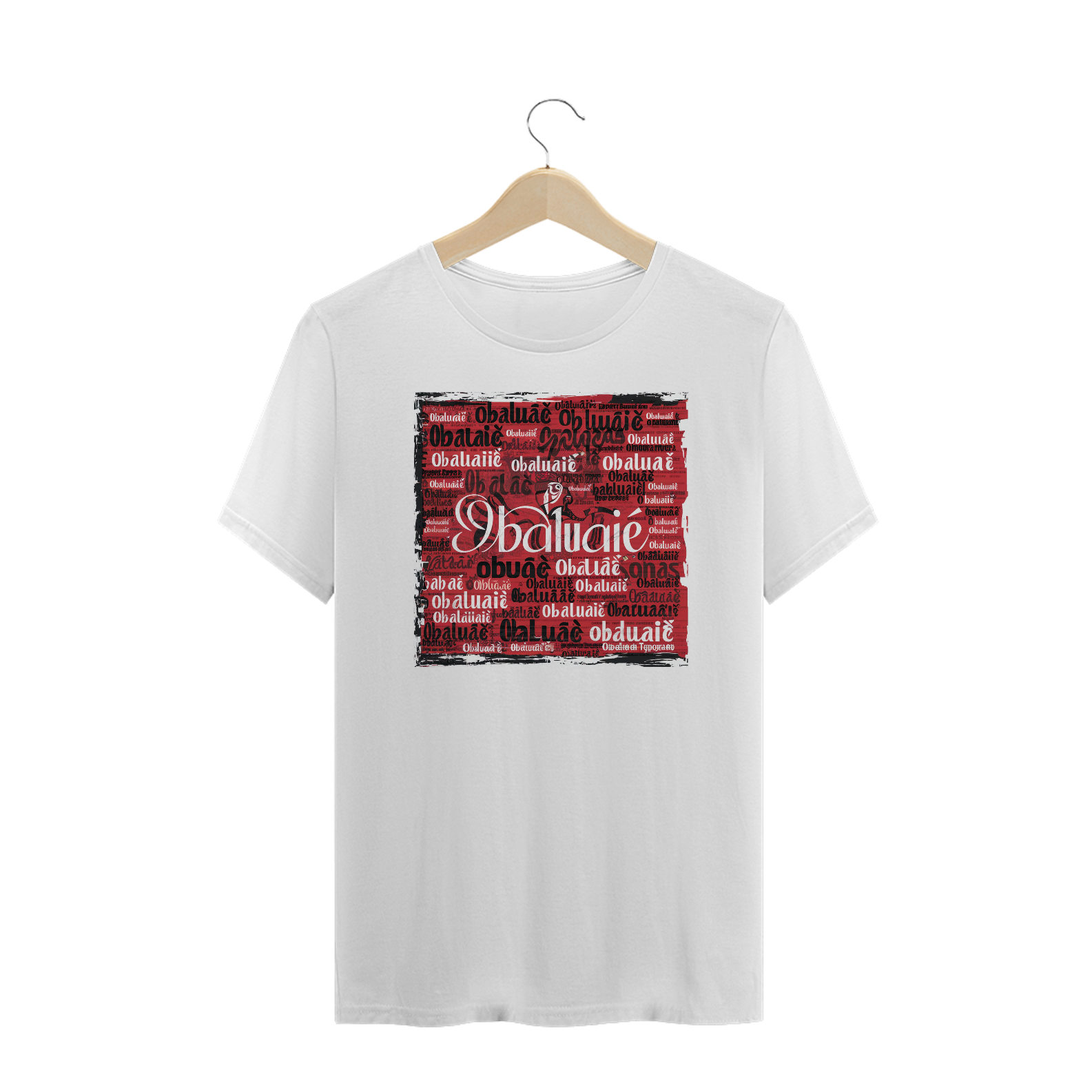 Nome do produto: TSHIRT PLUS SIZE OBALUAIÊ - FIRMEZA