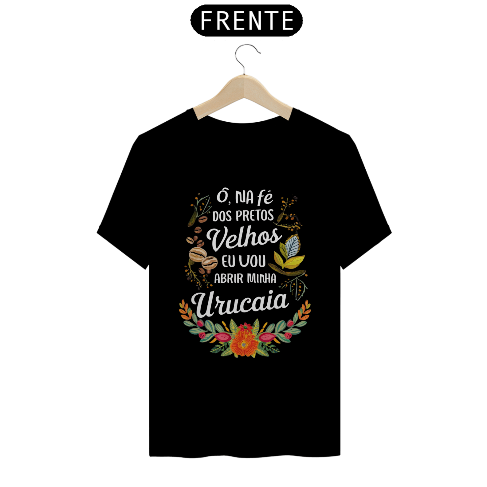 Nome do produto: TSHIRT PRETOS VELHOS URUCAIA 