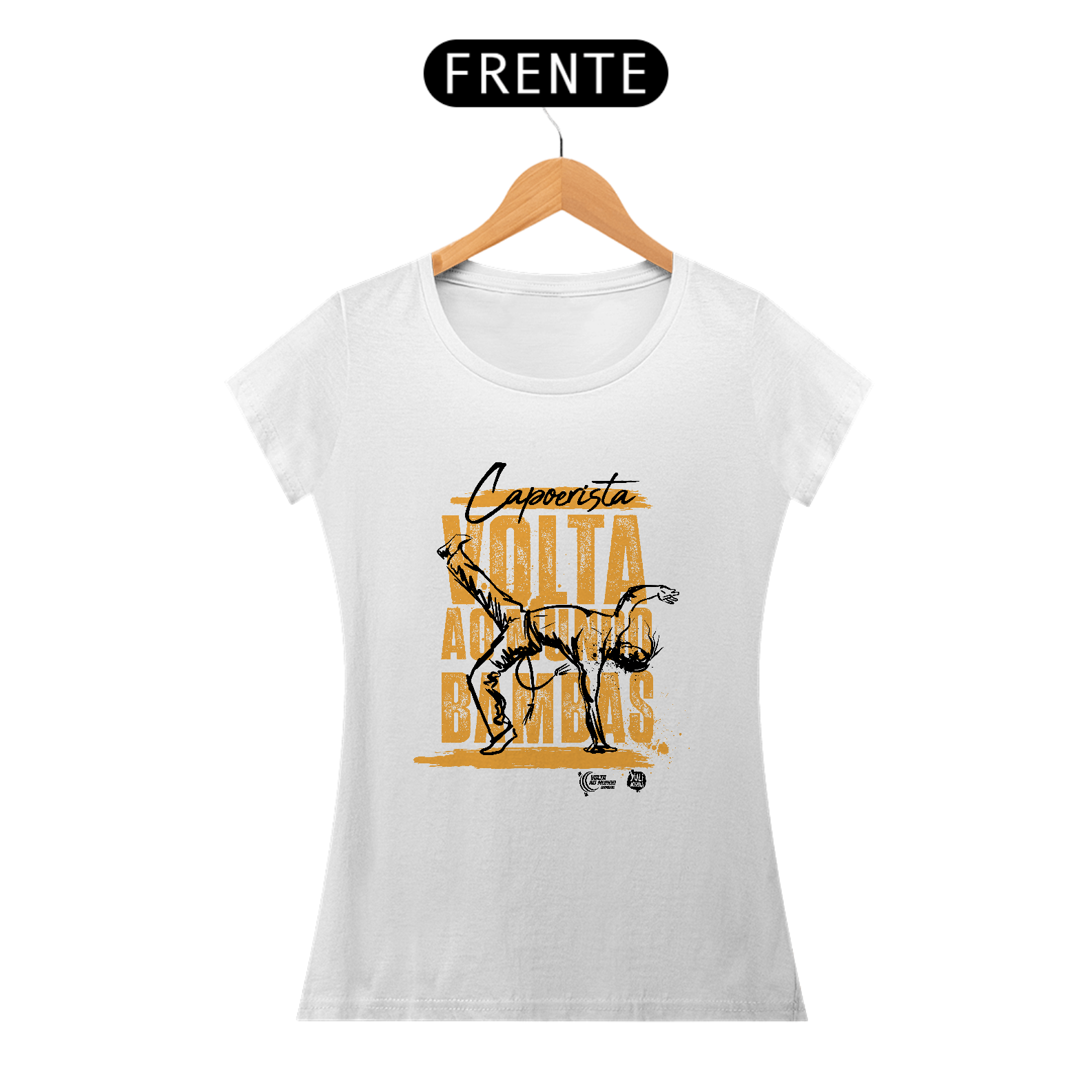 Nome do produto: Camiseta Feminina Capoeirista