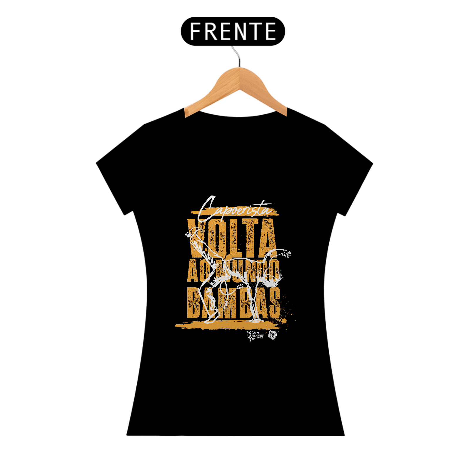 Nome do produto: Camiseta Feminina Capoeirista
