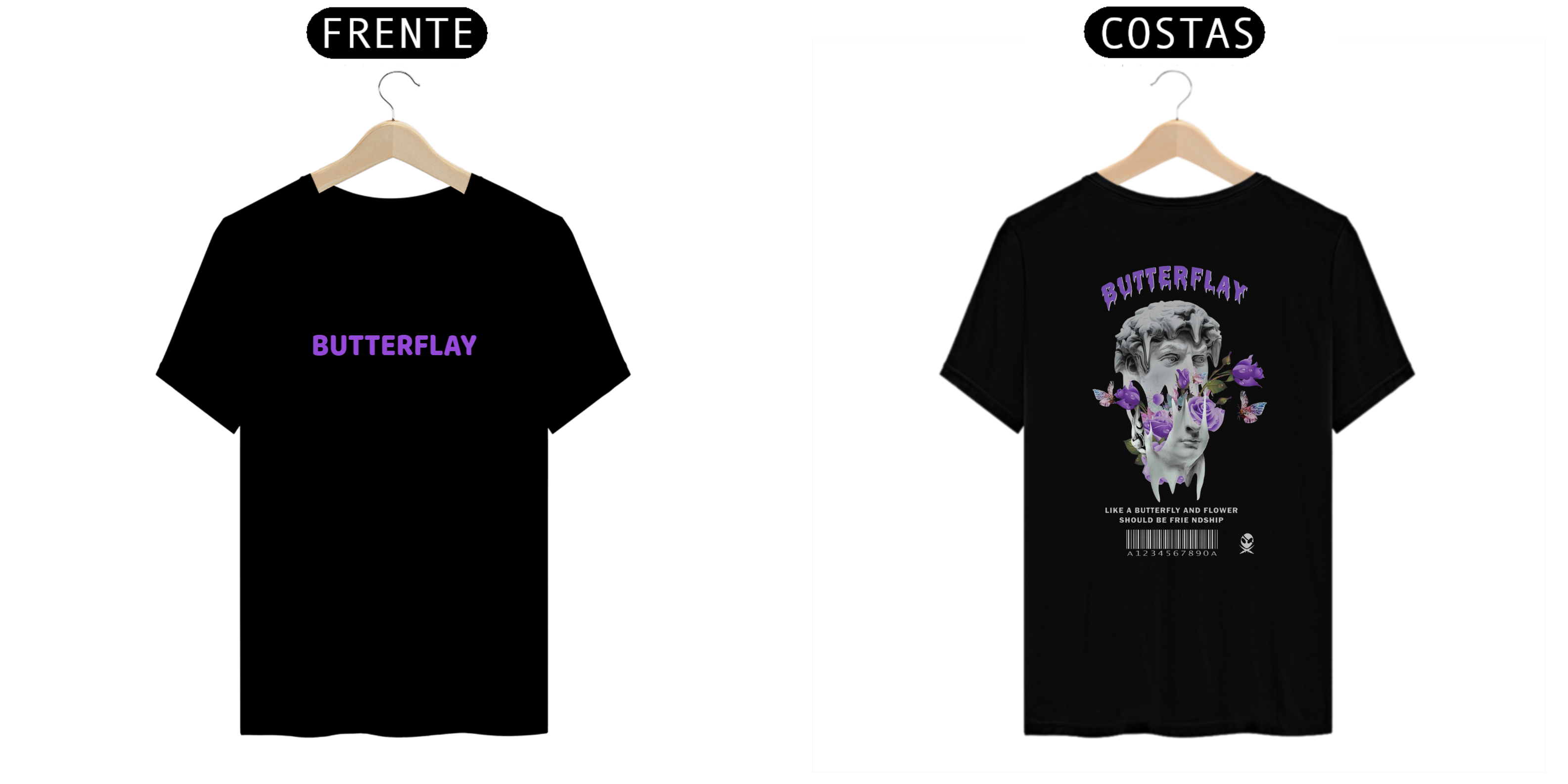 Nome do produto: Camiseta Butterflay