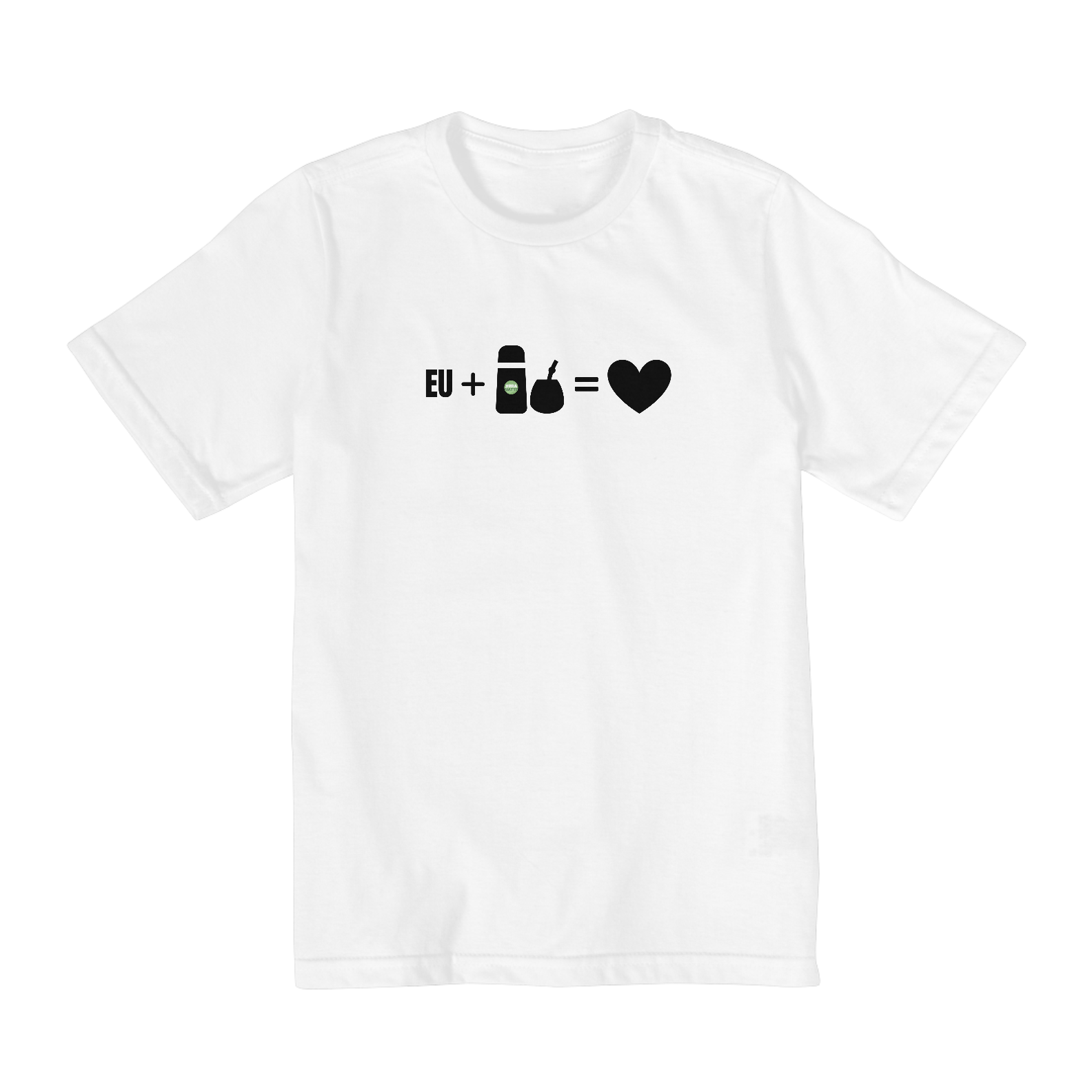 Nome do produto: Camiseta Infantil (10 a 14) EU + MATE = AMOR