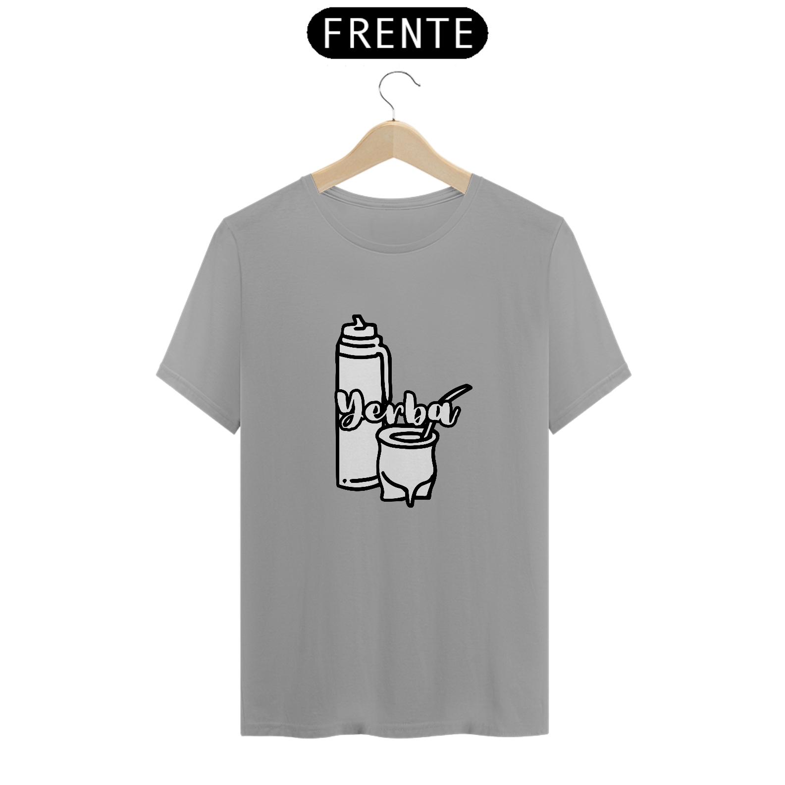 Nome do produto: Camiseta YERBA, GARRAFA E CUIA TORPEDO