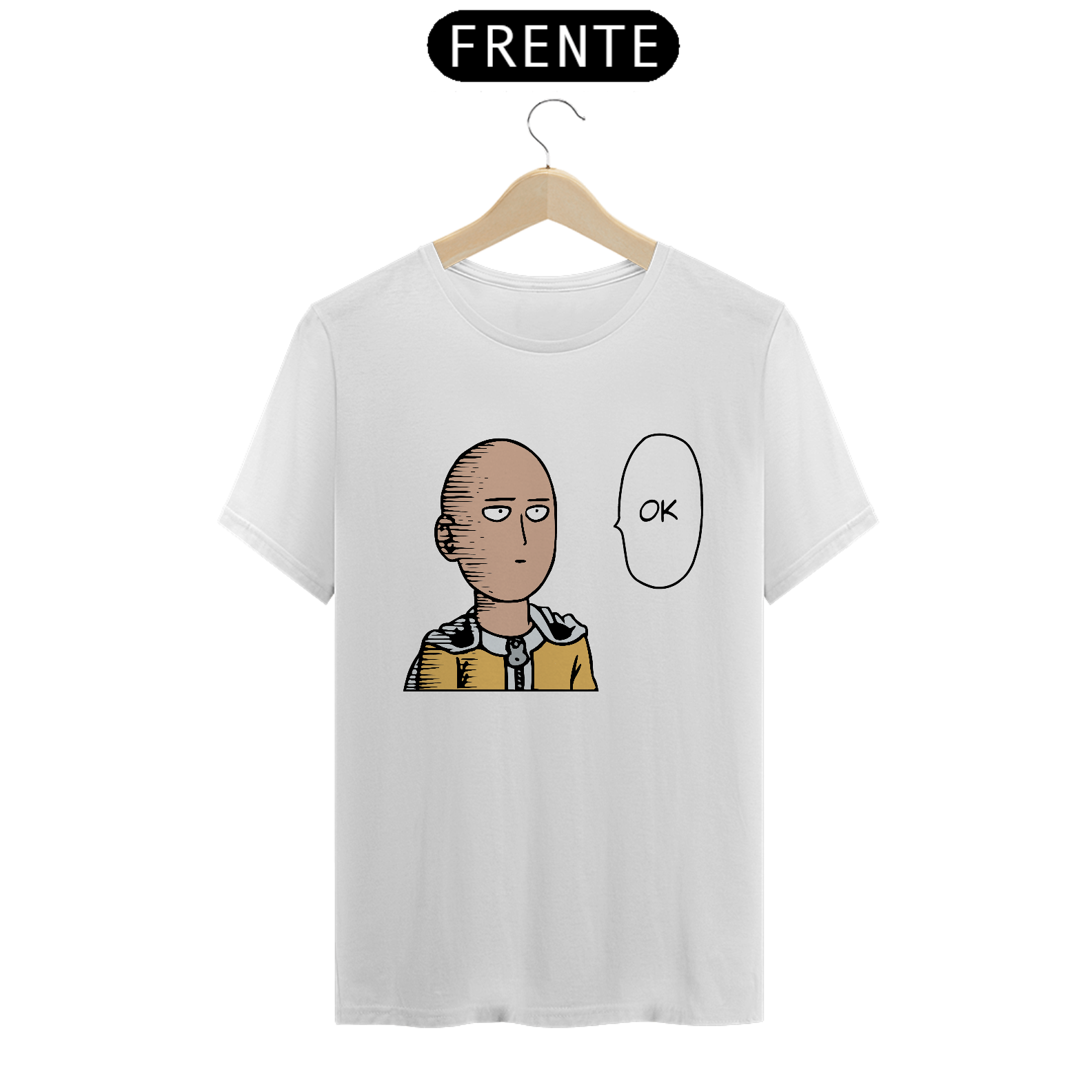 Nome do produto: Camiseta One Punch-Man - Saitama: Ok!