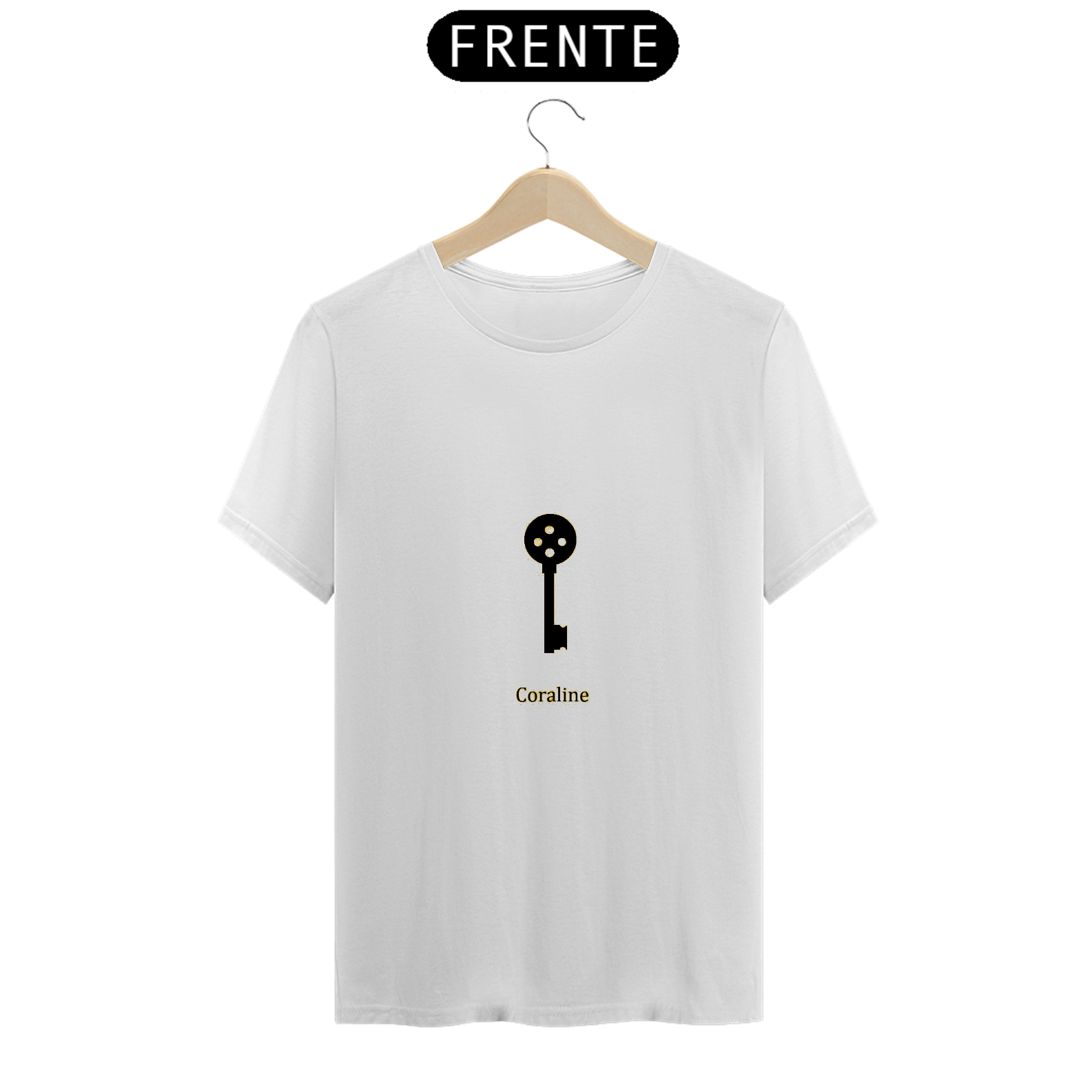 Nome do produto: Camiseta Chave Coraline