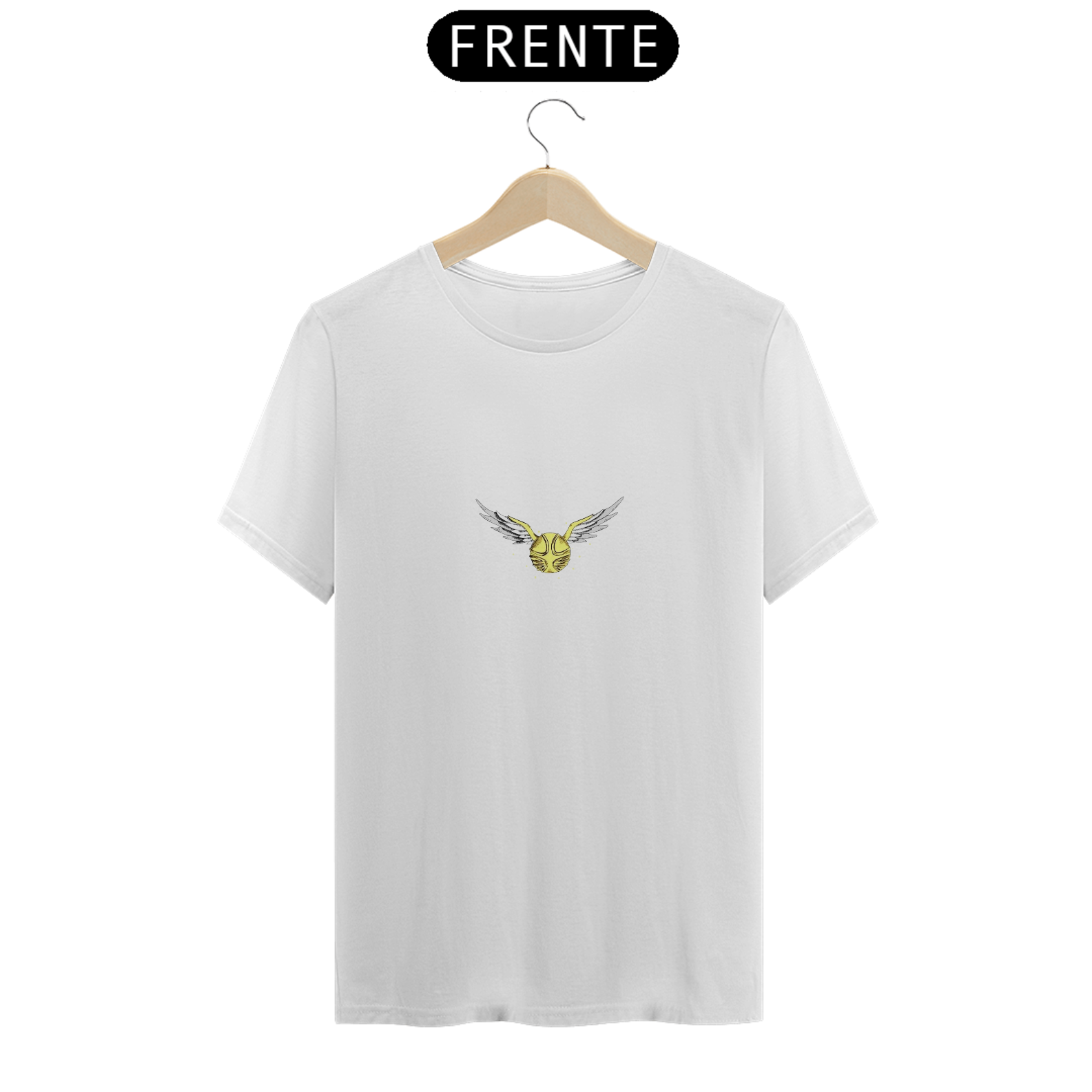 Nome do produto: Camiseta Pomo de Ouro Harry Potter