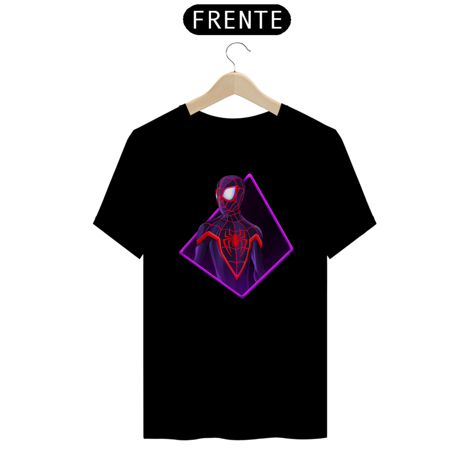 Nome do produto: Camiseta Spider-Man Miles Morales: traje animado