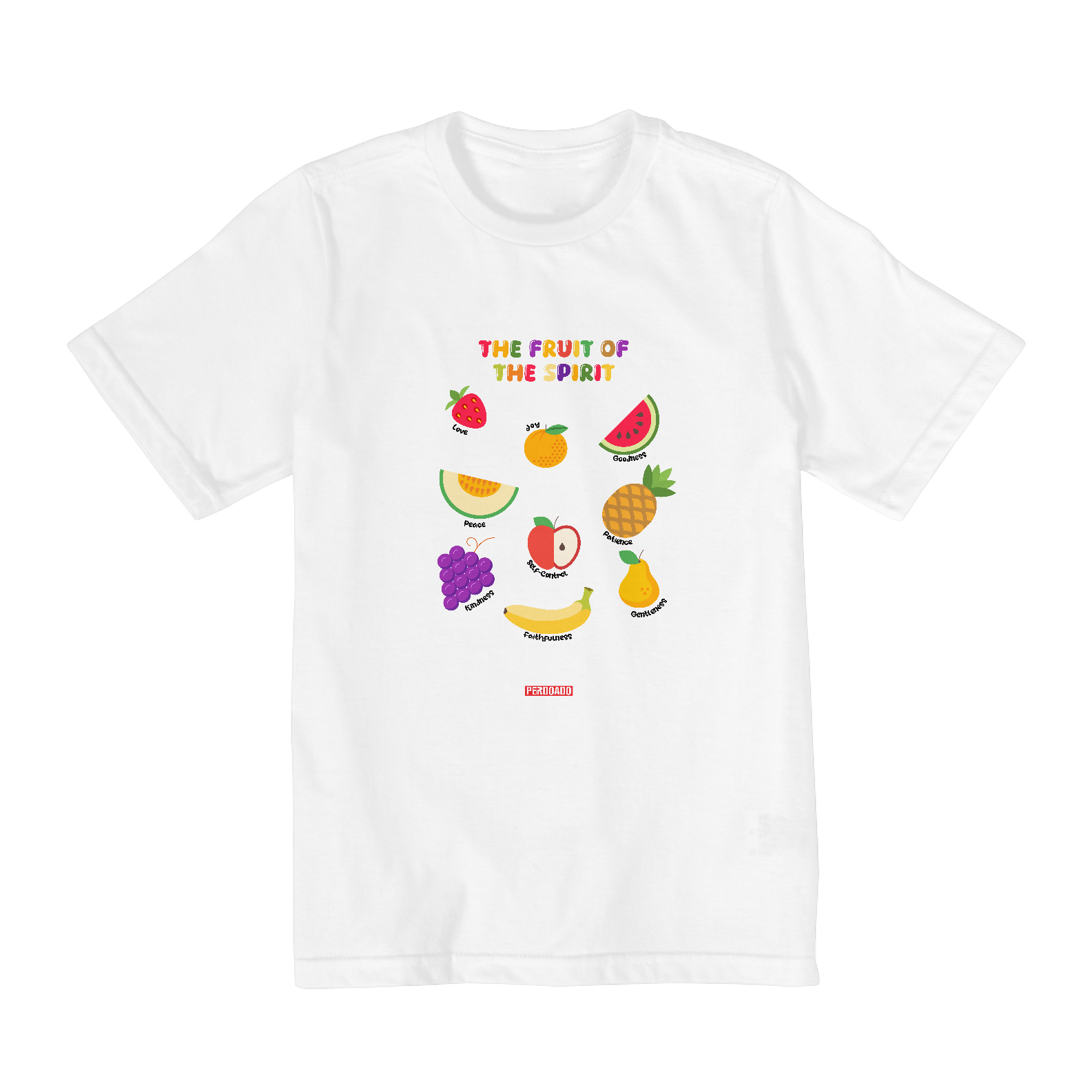 0013k - Camiseta Infantil Fruit od the Spirit