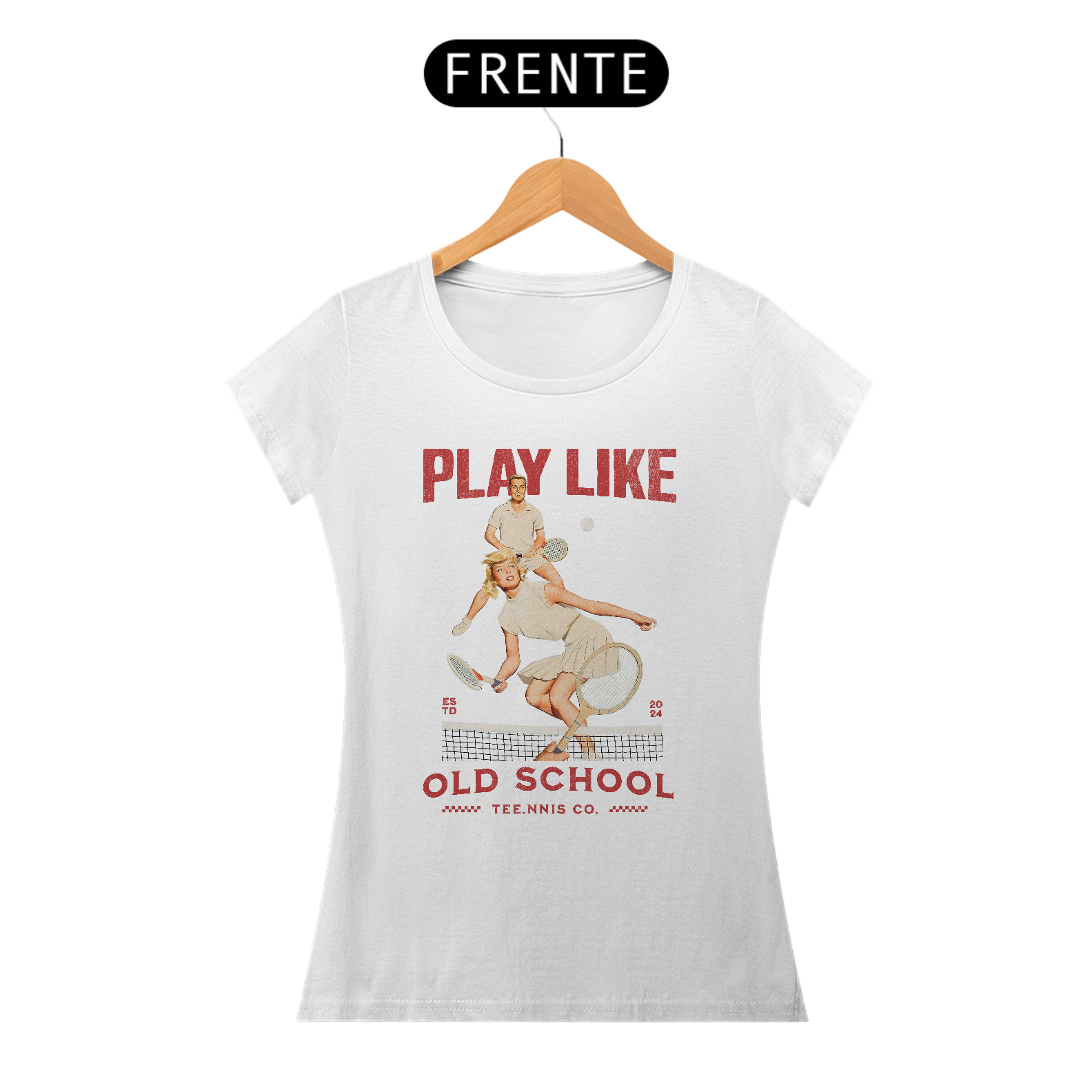 Nome do produto: Camiseta feminina - Play Like Old School