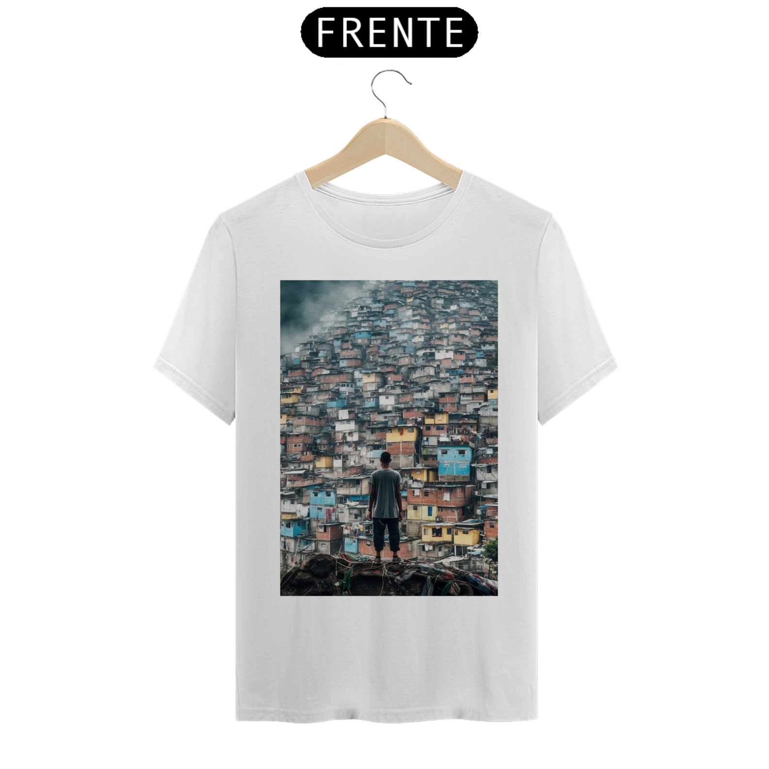 Nome do produto: CAMISETA - FAVELA - ALONE