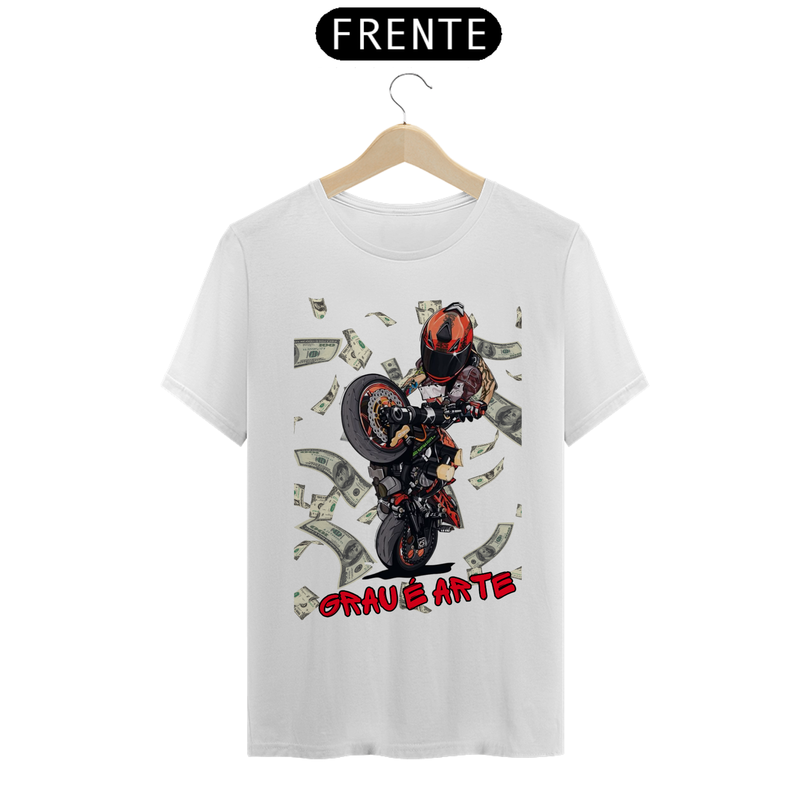 Nome do produto: CAMISETA - GRAU É ARTE