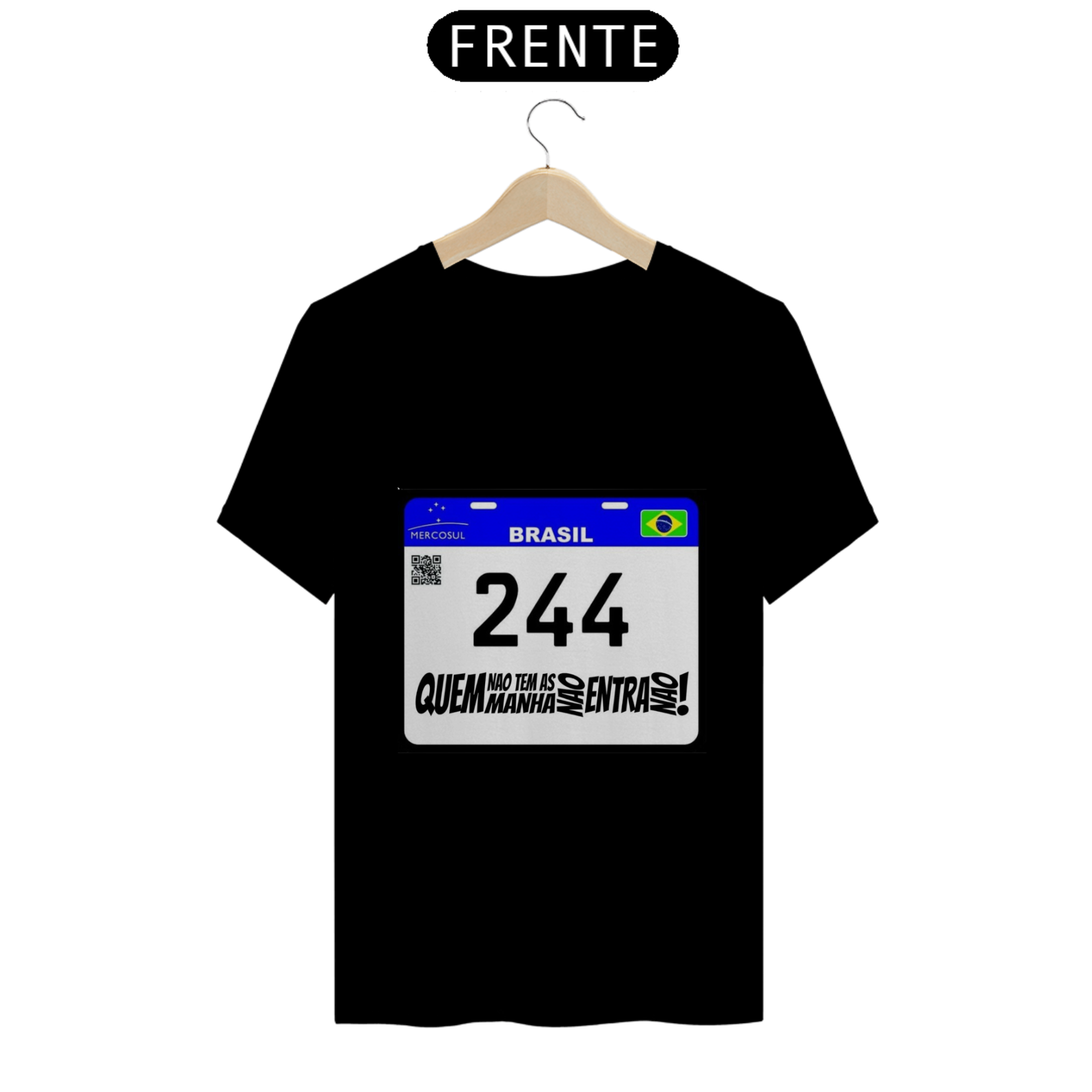 Nome do produto: CAMISETA - PLACA - 244