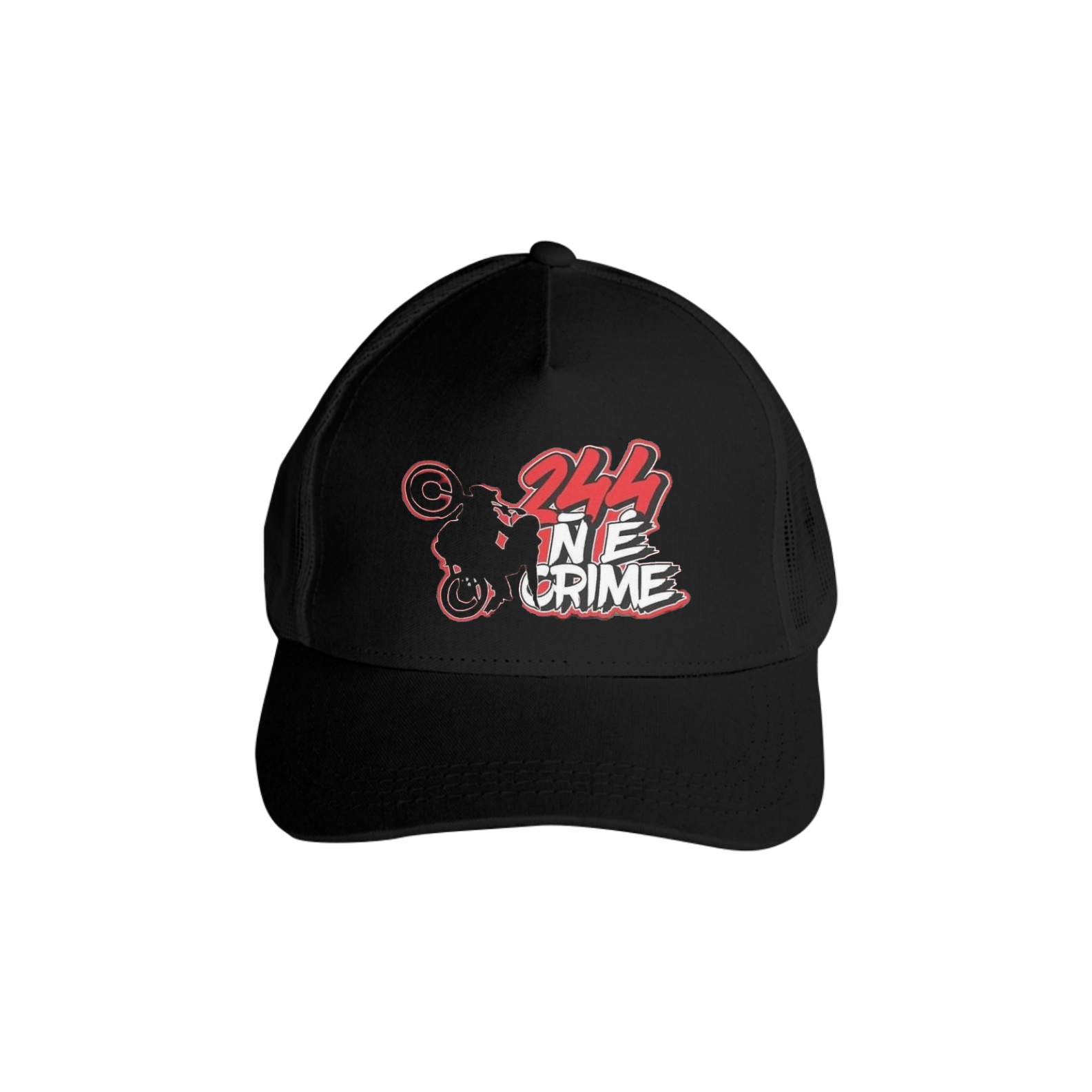 Nome do produto: BONÉ - 244 N É CRIME