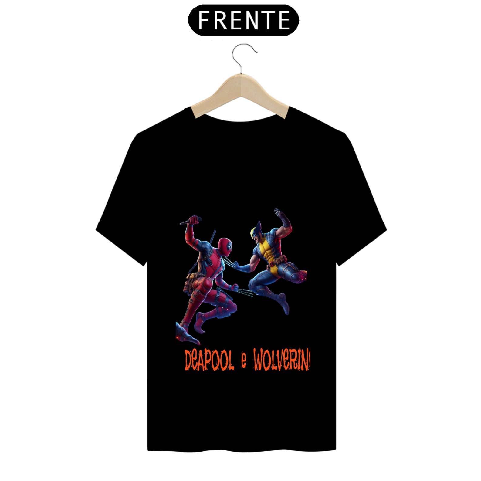 Nome do produto: Camisa - Deadpool e Wolverine 