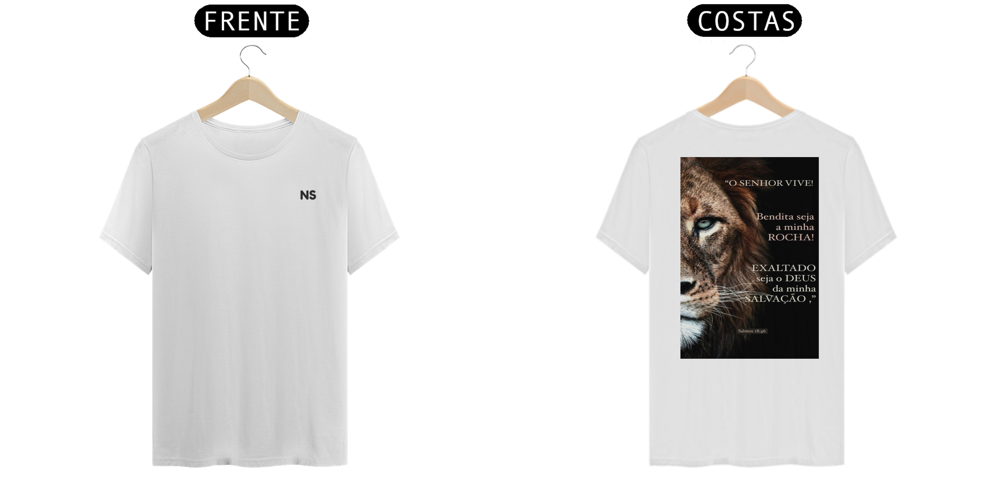 Nome do produto: Camiseta Salmos 18:46