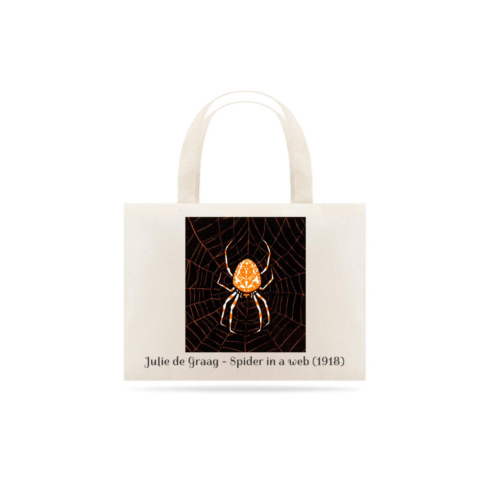 Nome do produto: Ecobag Julie de Graag - Aranha na teia