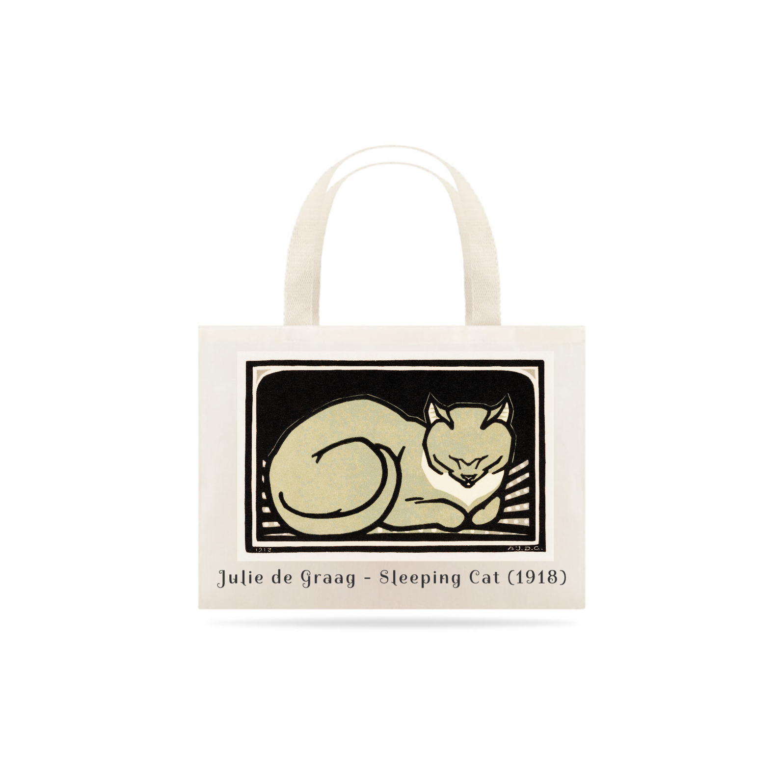 Nome do produto: Ecobag Julie de Graag - Gato dormindo (1918)
