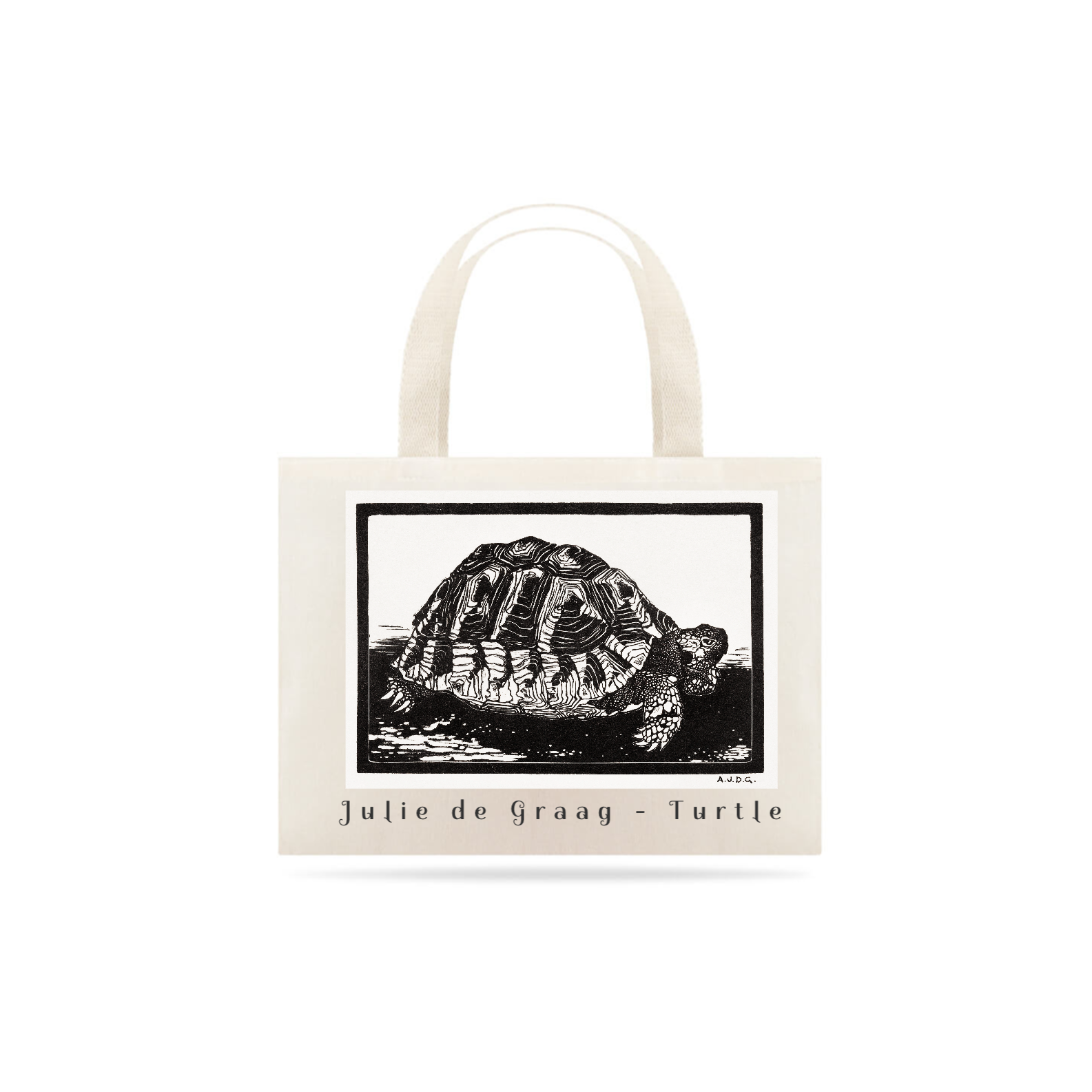 Nome do produto: Ecobag Julie de Graag - Tartaruga