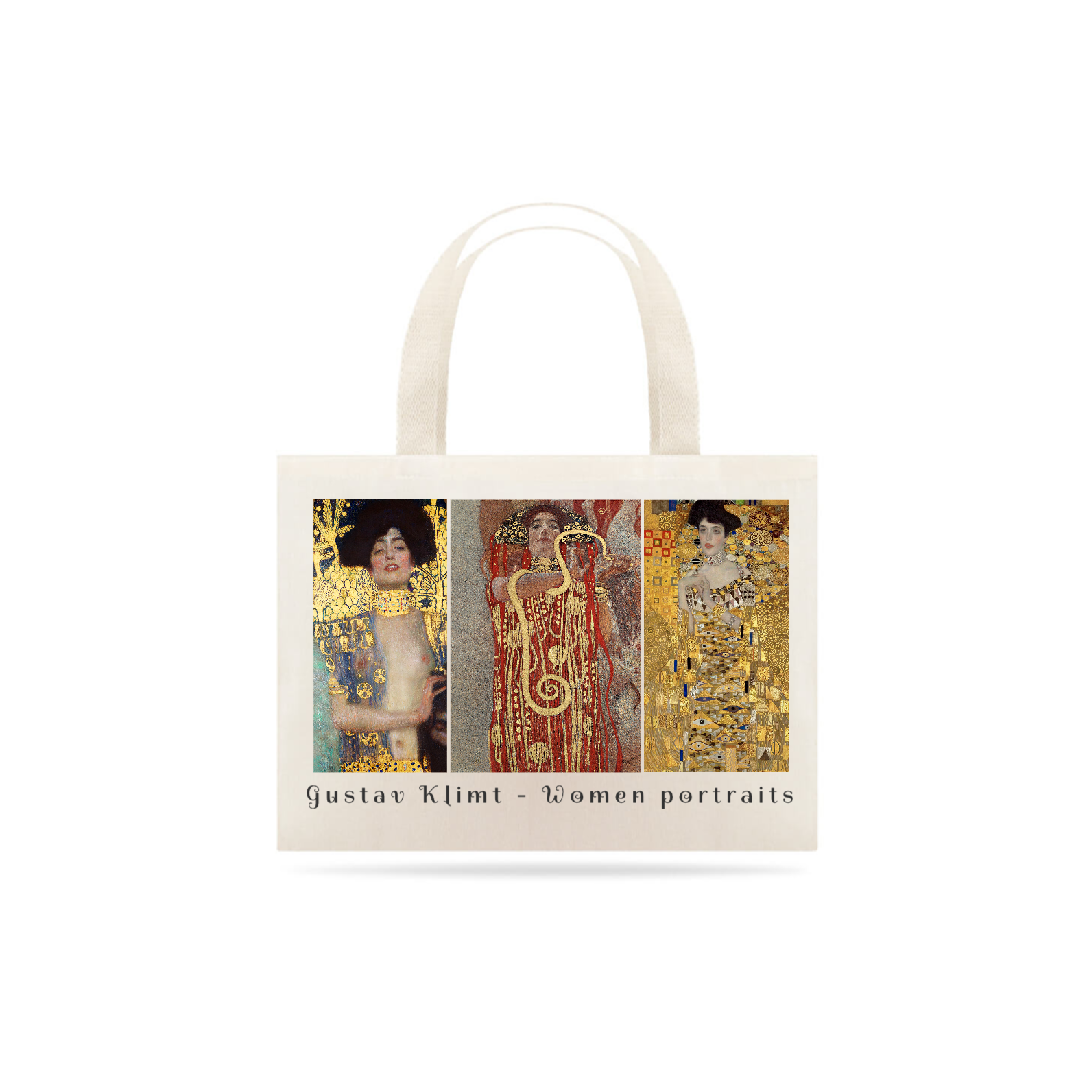 Nome do produto: Ecobag Gustav Klimt - Retratos de mulheres